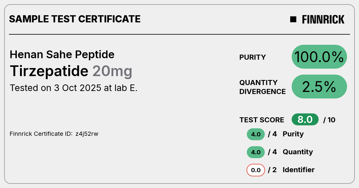 Certificate scan