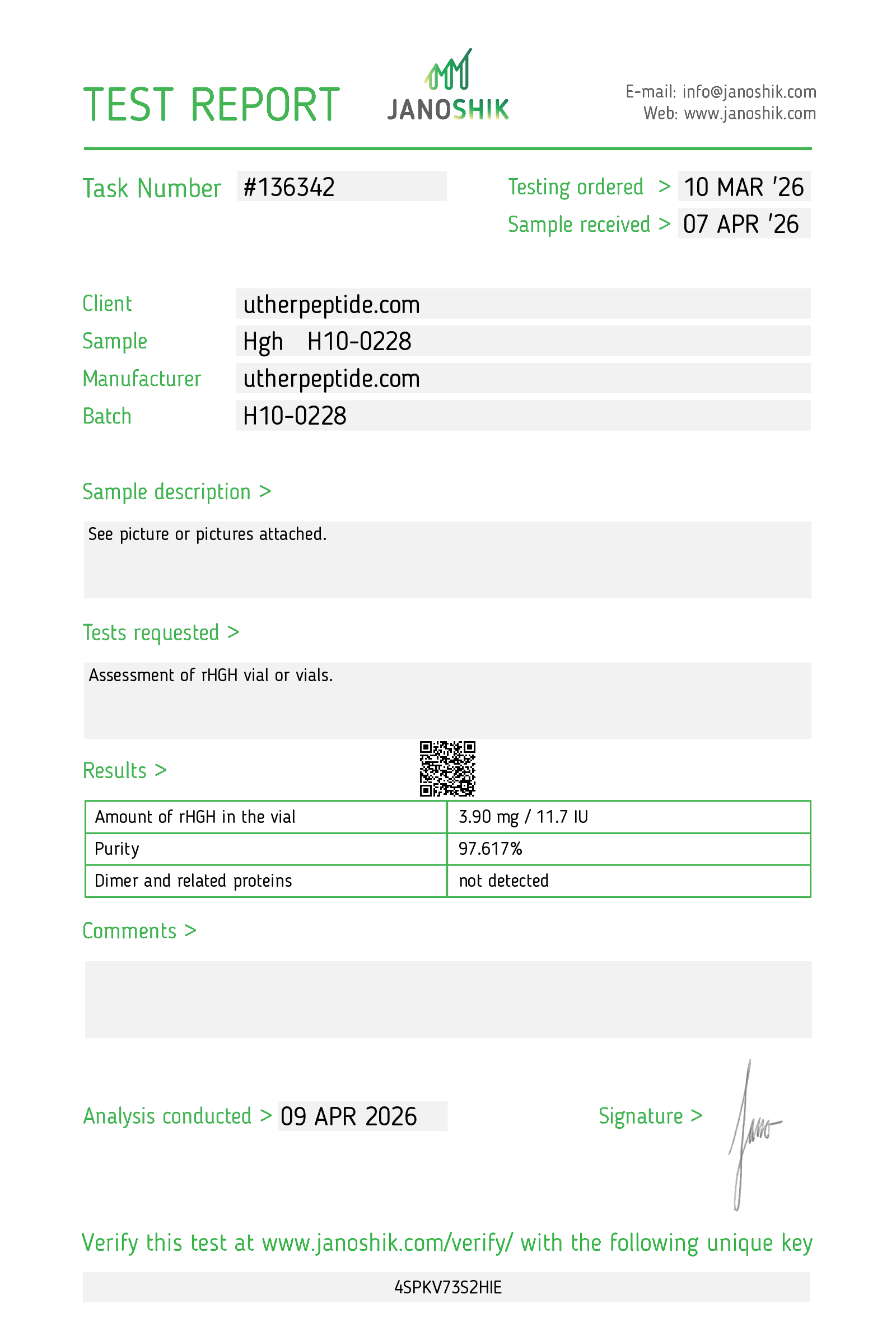 Certificate scan
