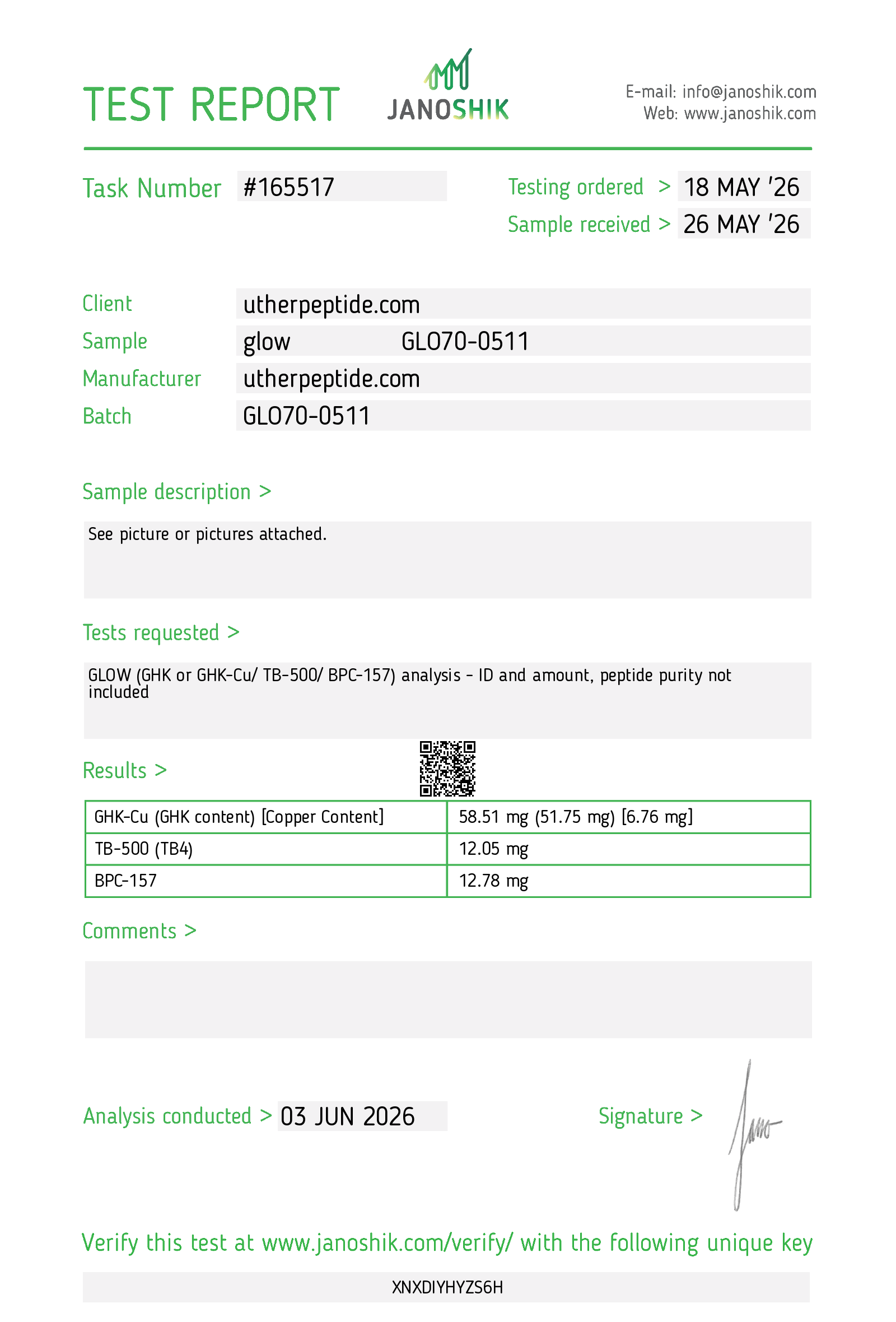 Certificate scan