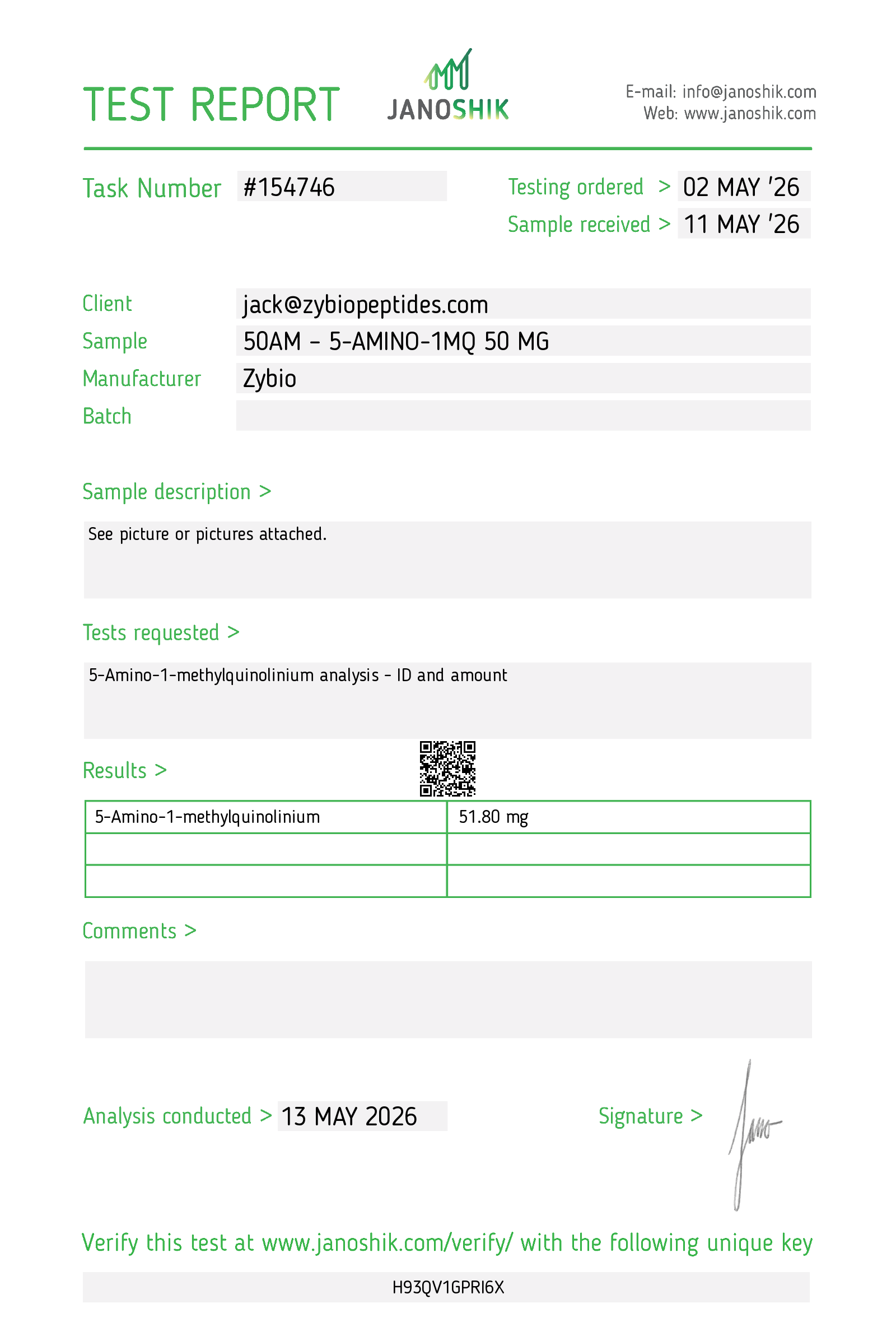 Certificate scan