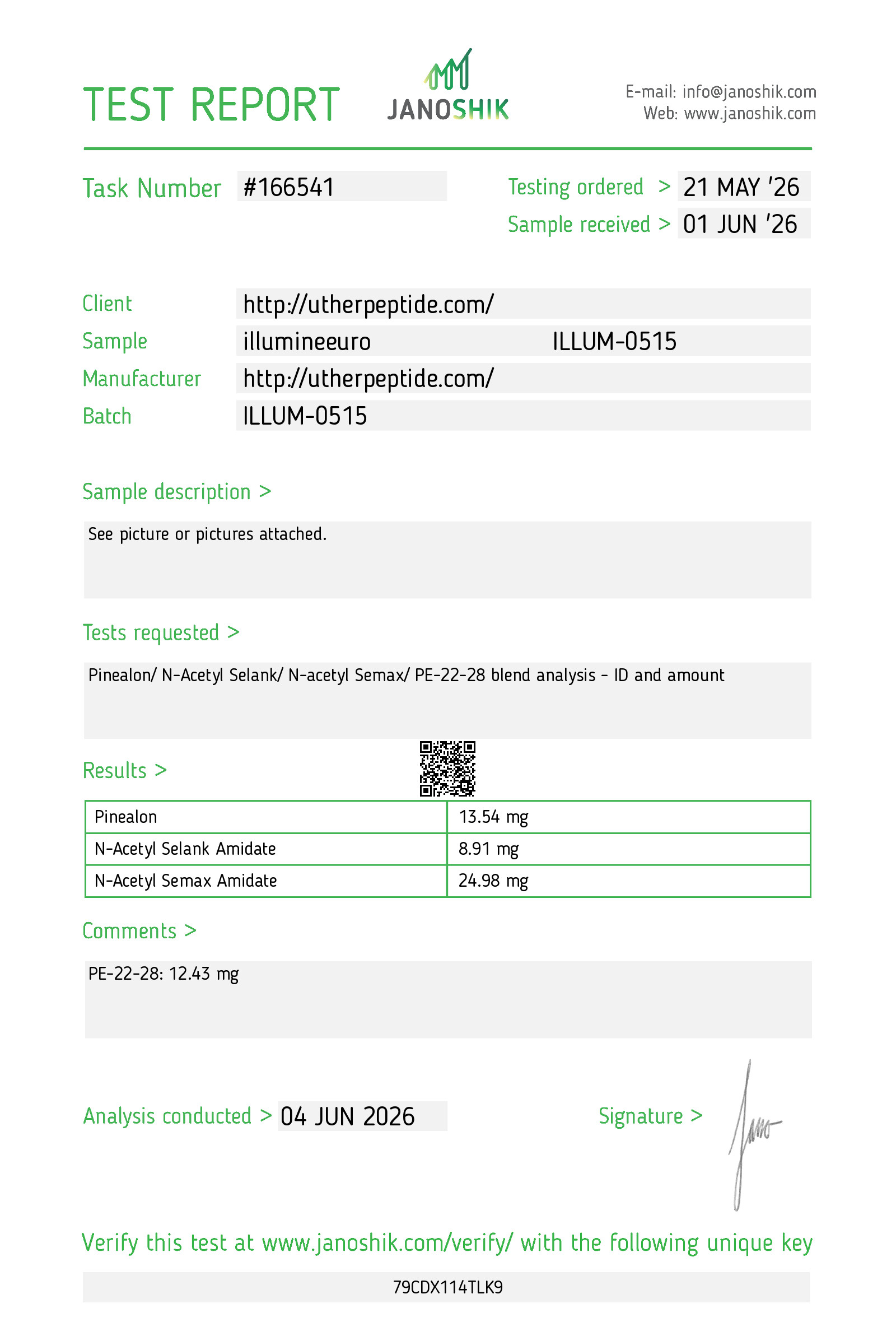 Certificate scan