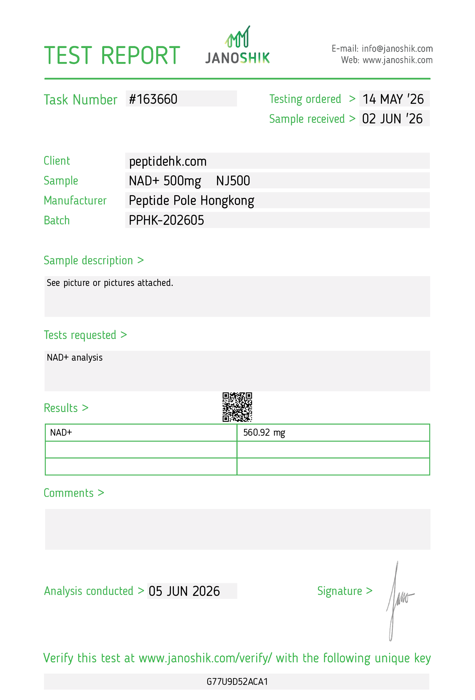 Certificate scan