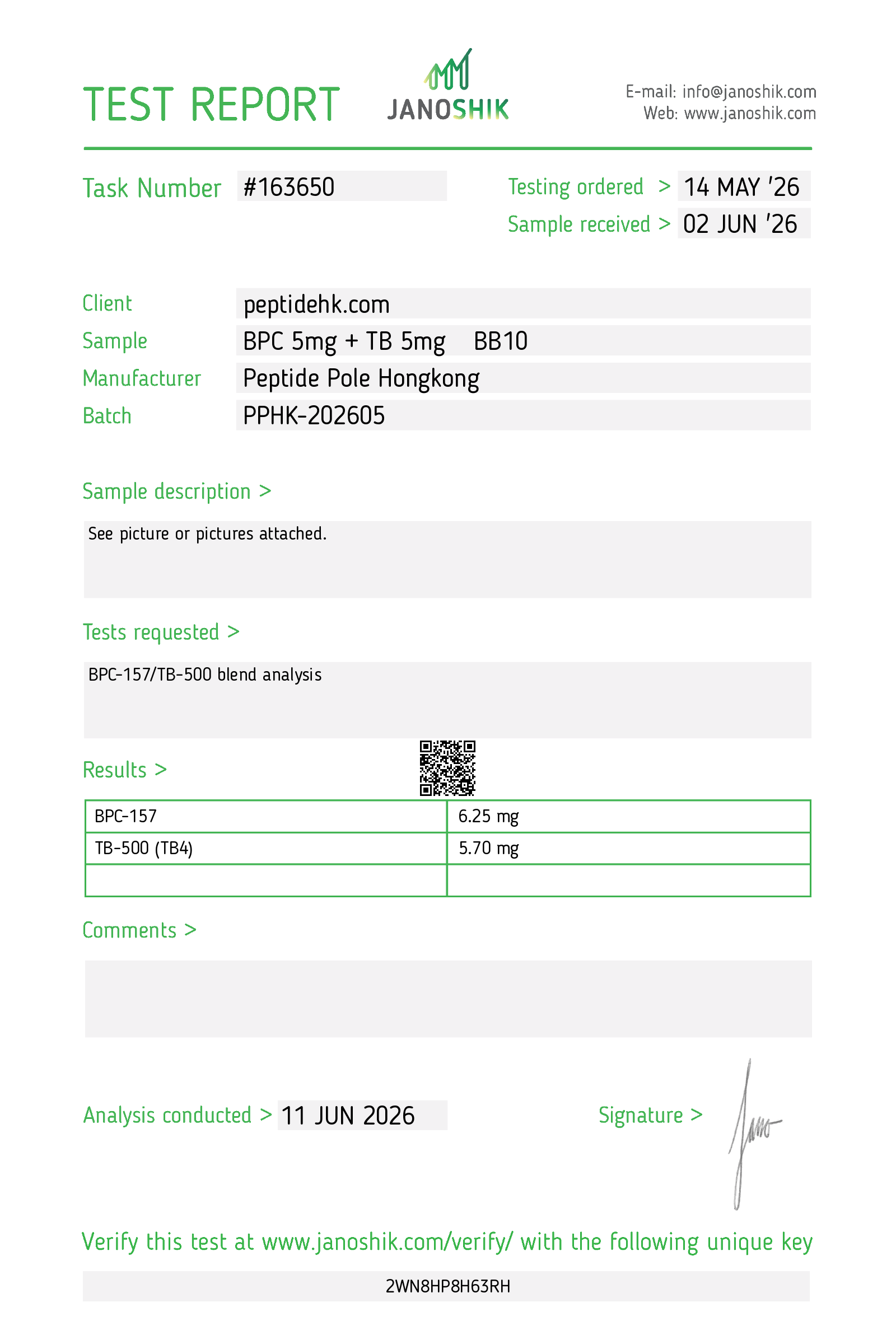Certificate scan