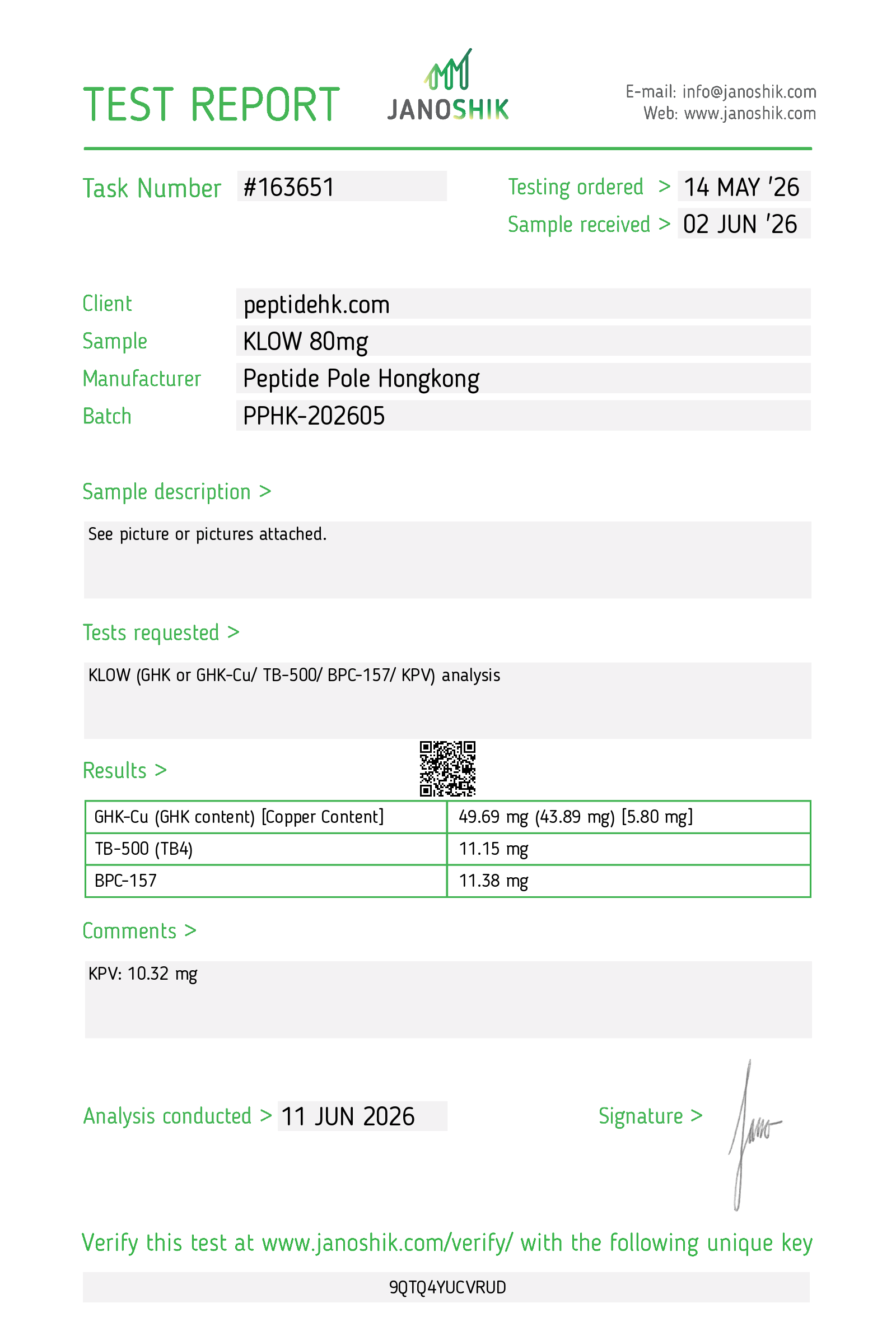 Certificate scan