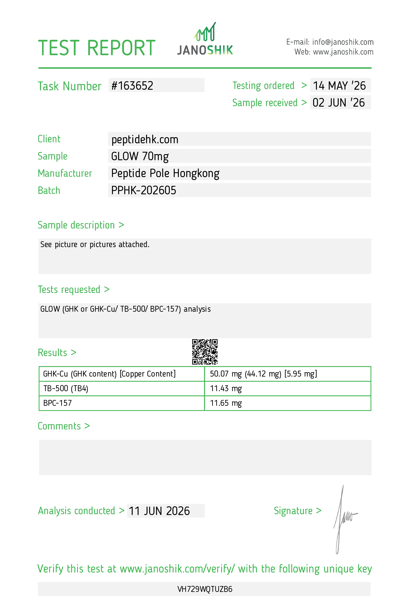 Certificate scan