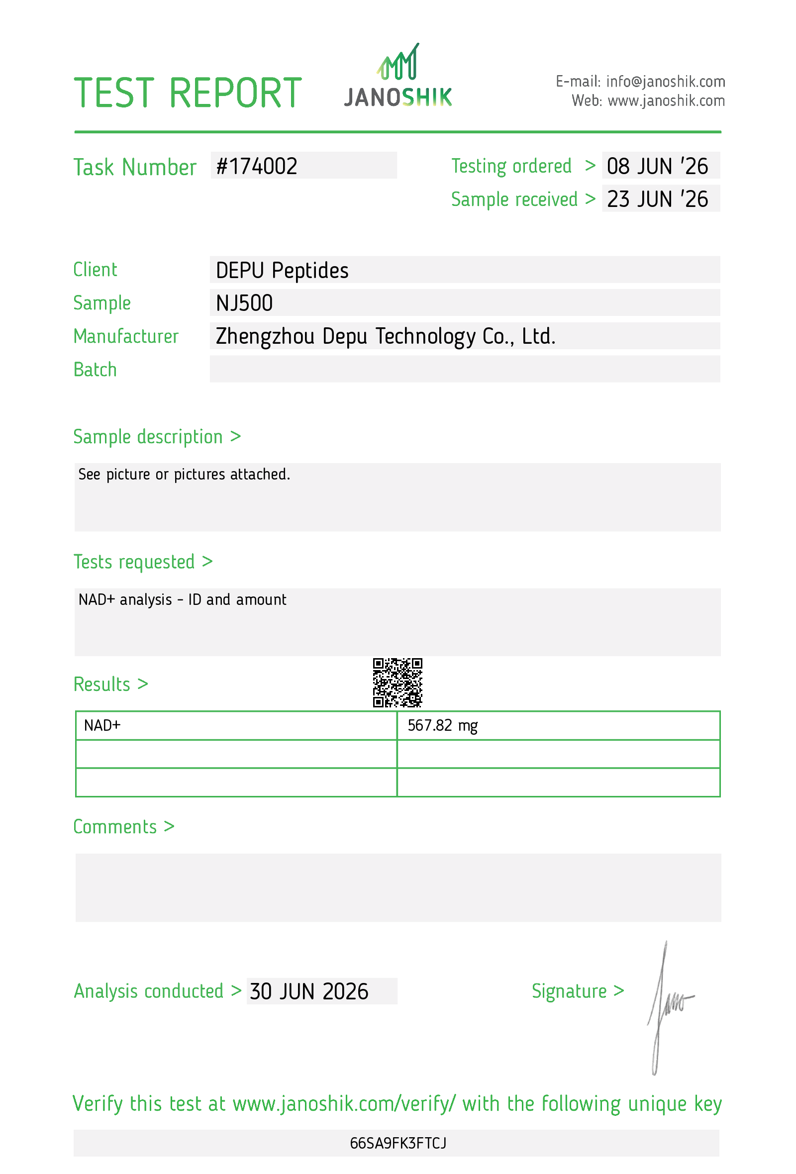 Certificate scan