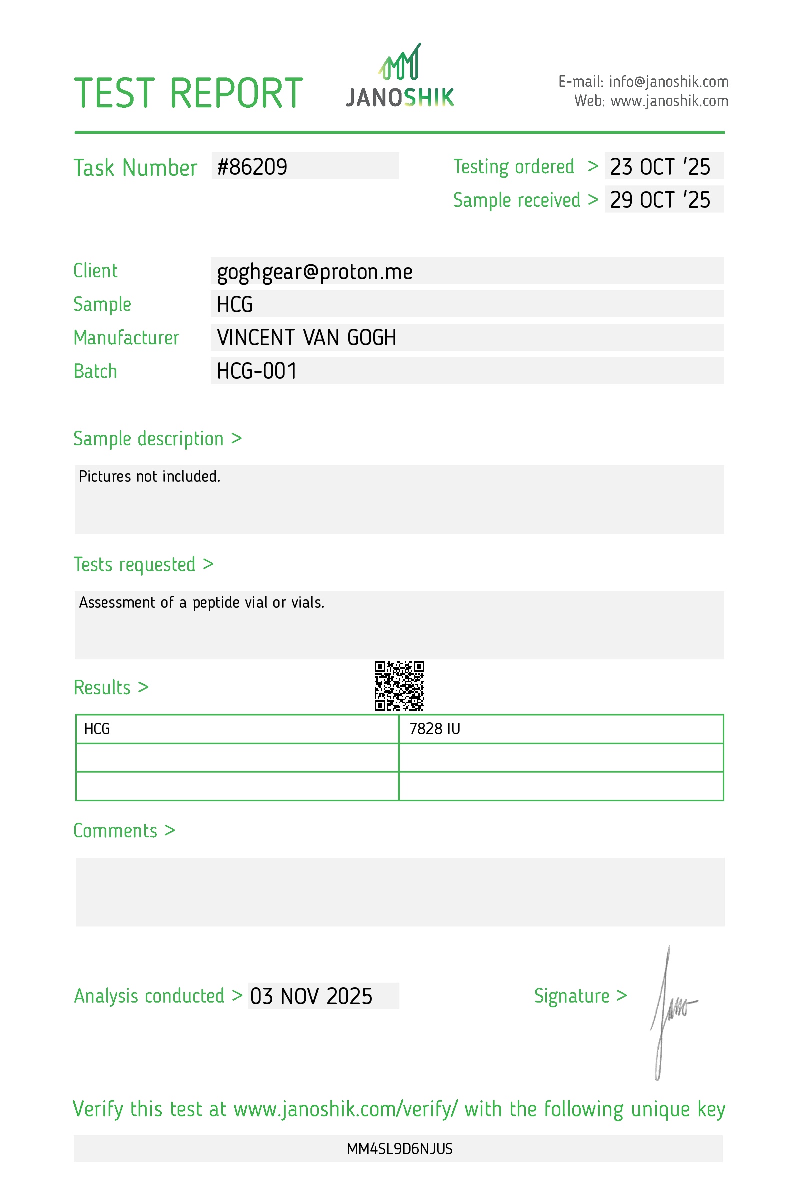 HCG COA · 2025-11-03