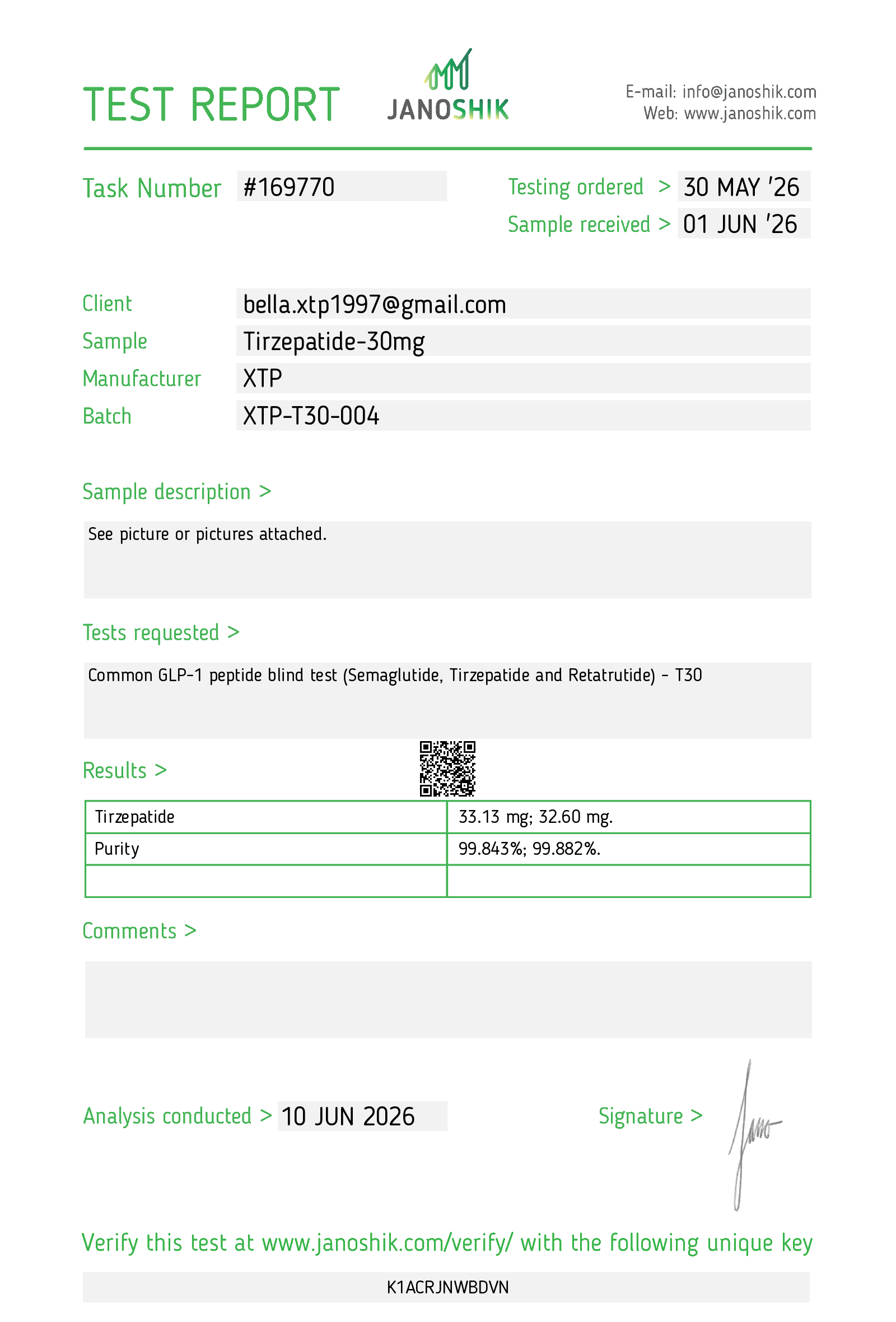 Certificate scan