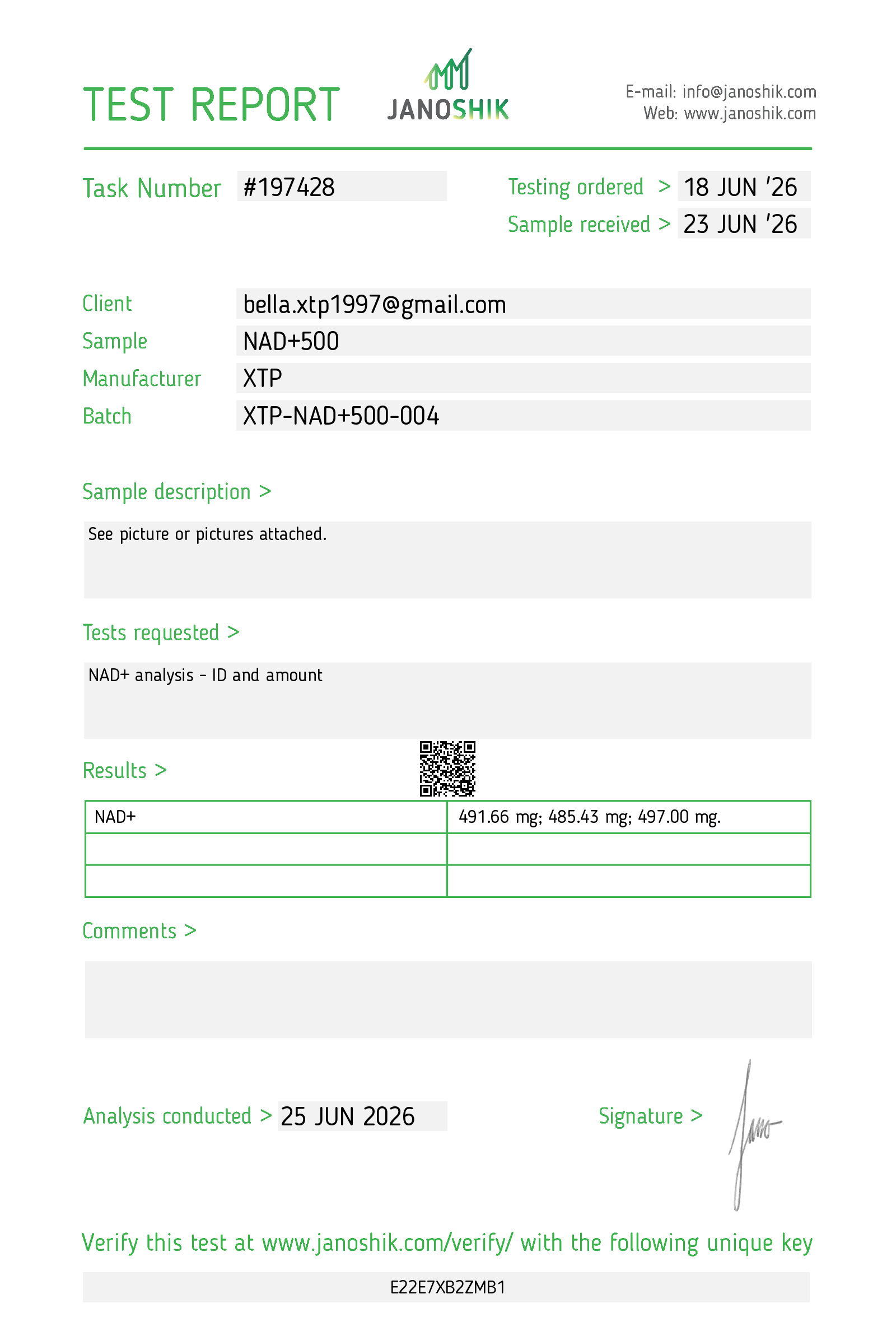 Certificate scan