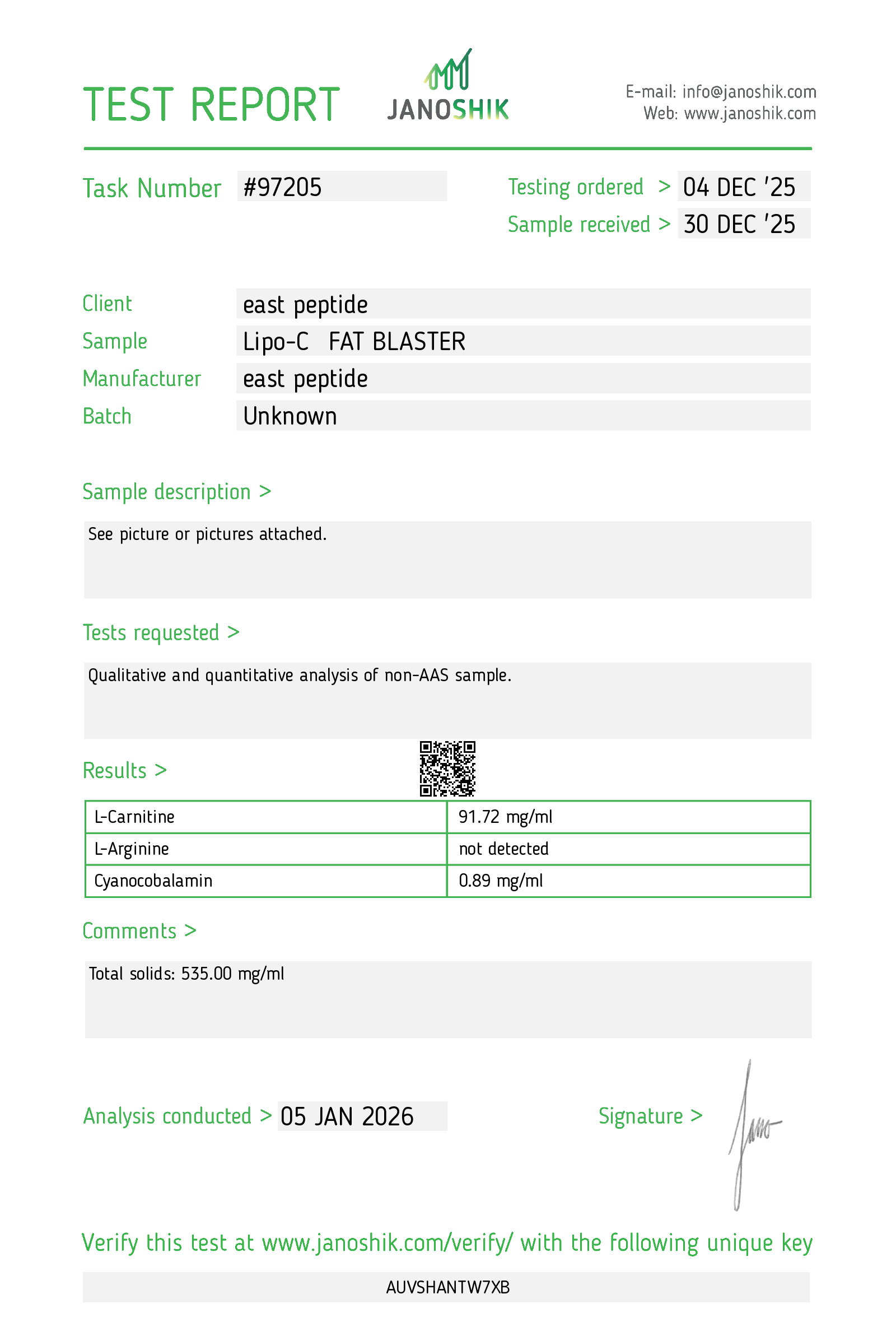Certificate scan