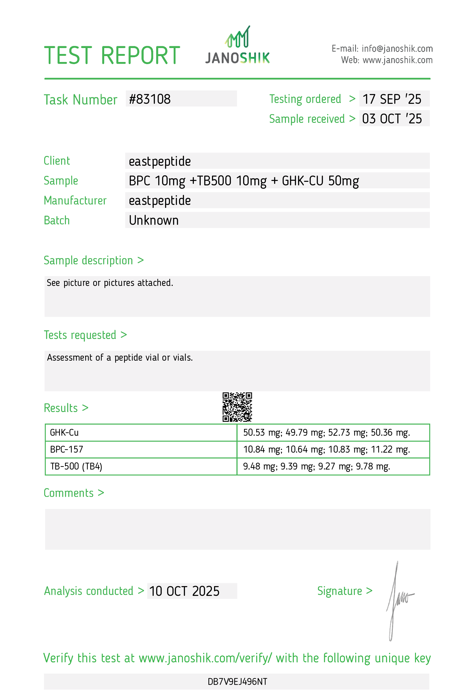 Certificate scan