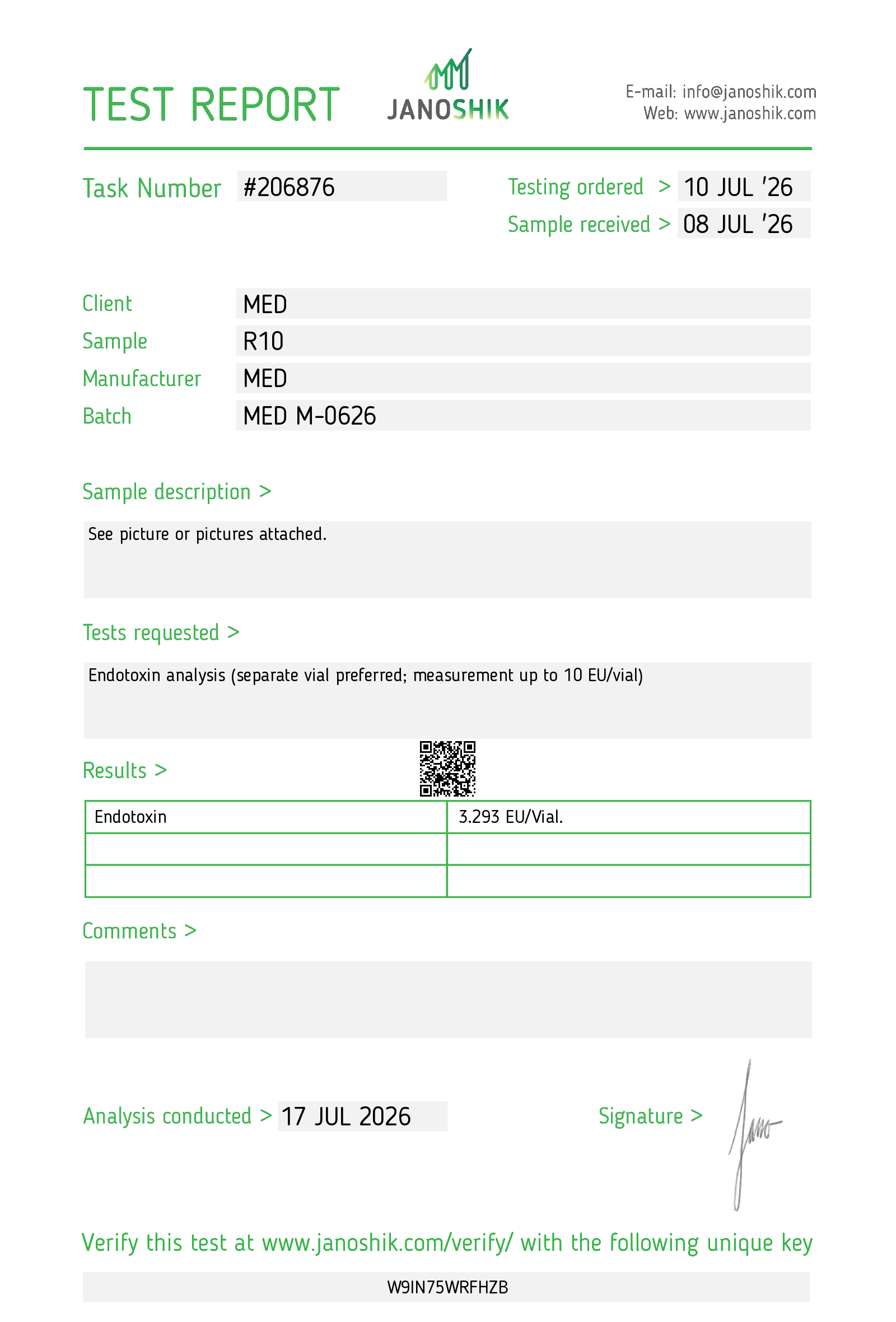 Retatrutide COA · 2026-07-17