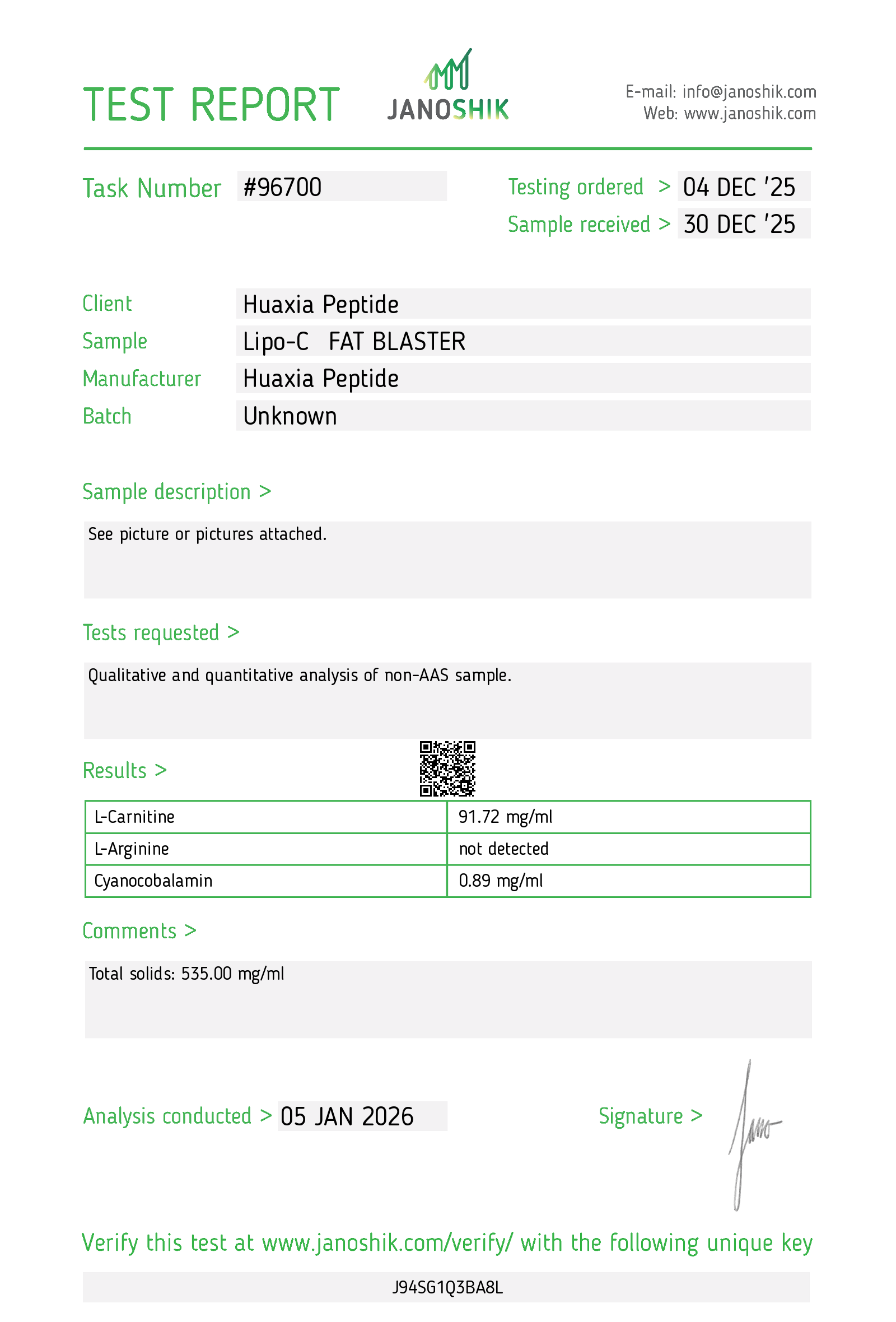 Certificate scan