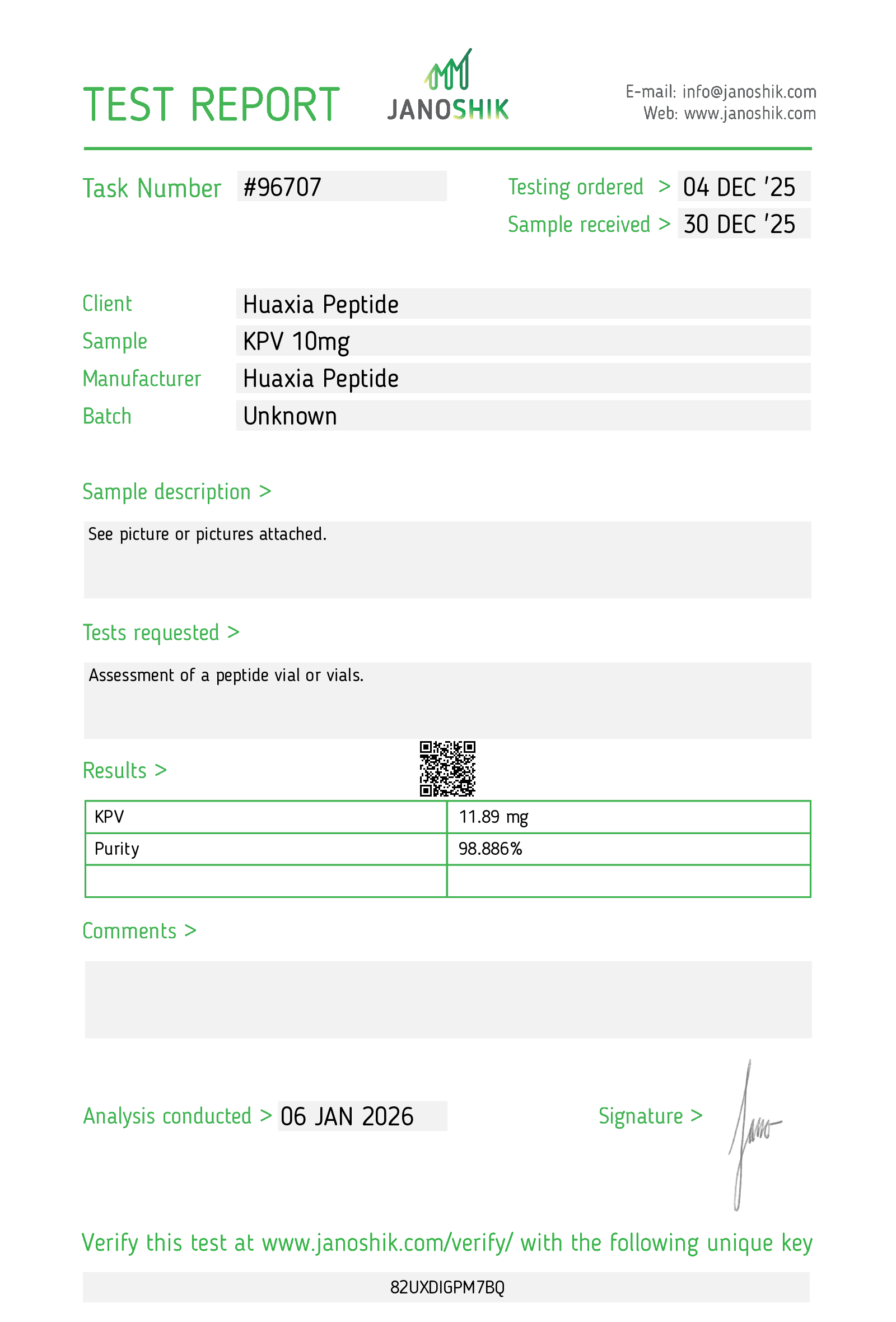 Certificate scan