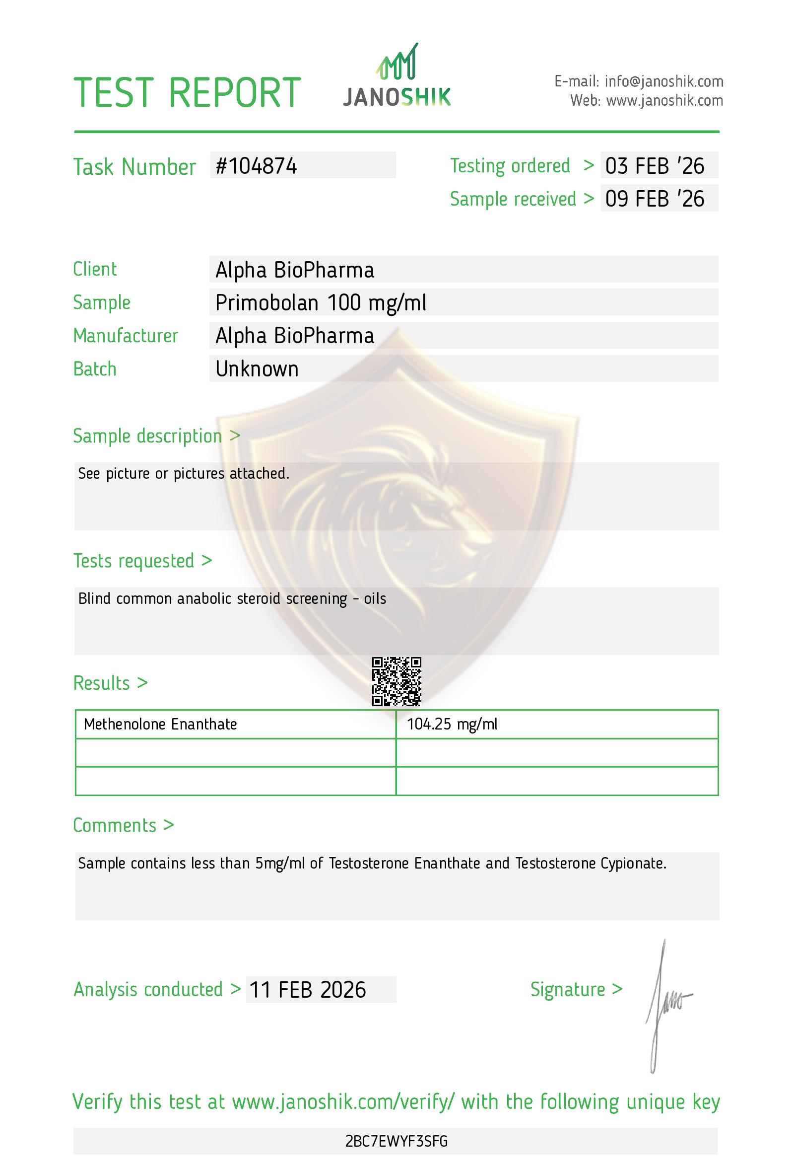 Certificate scan