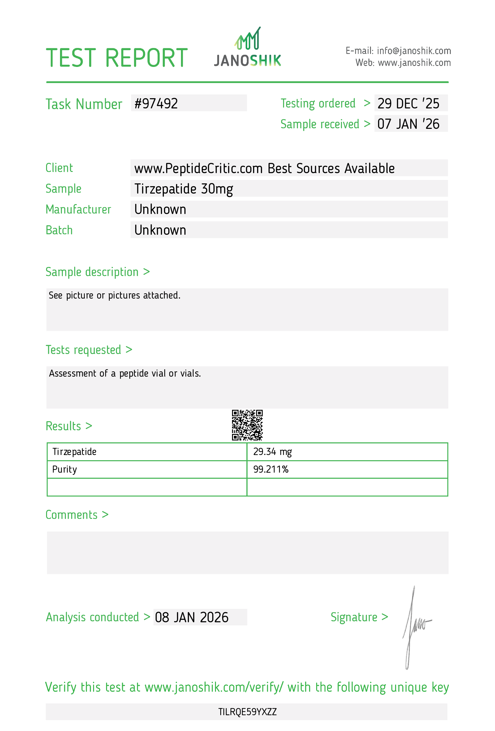 Certificate scan