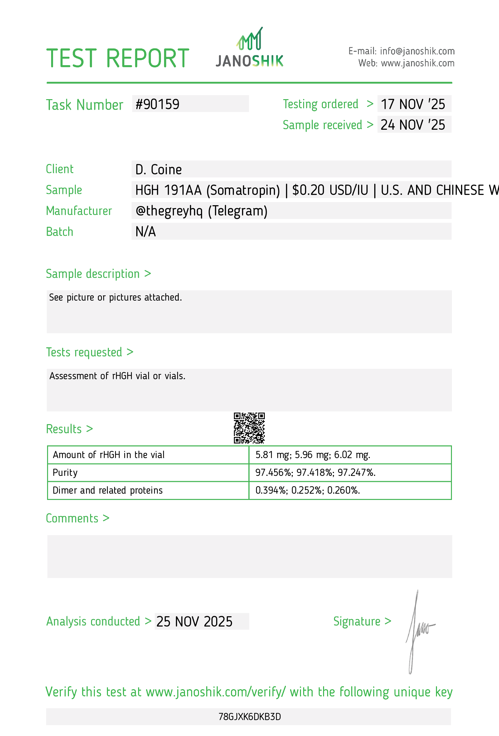Certificate scan