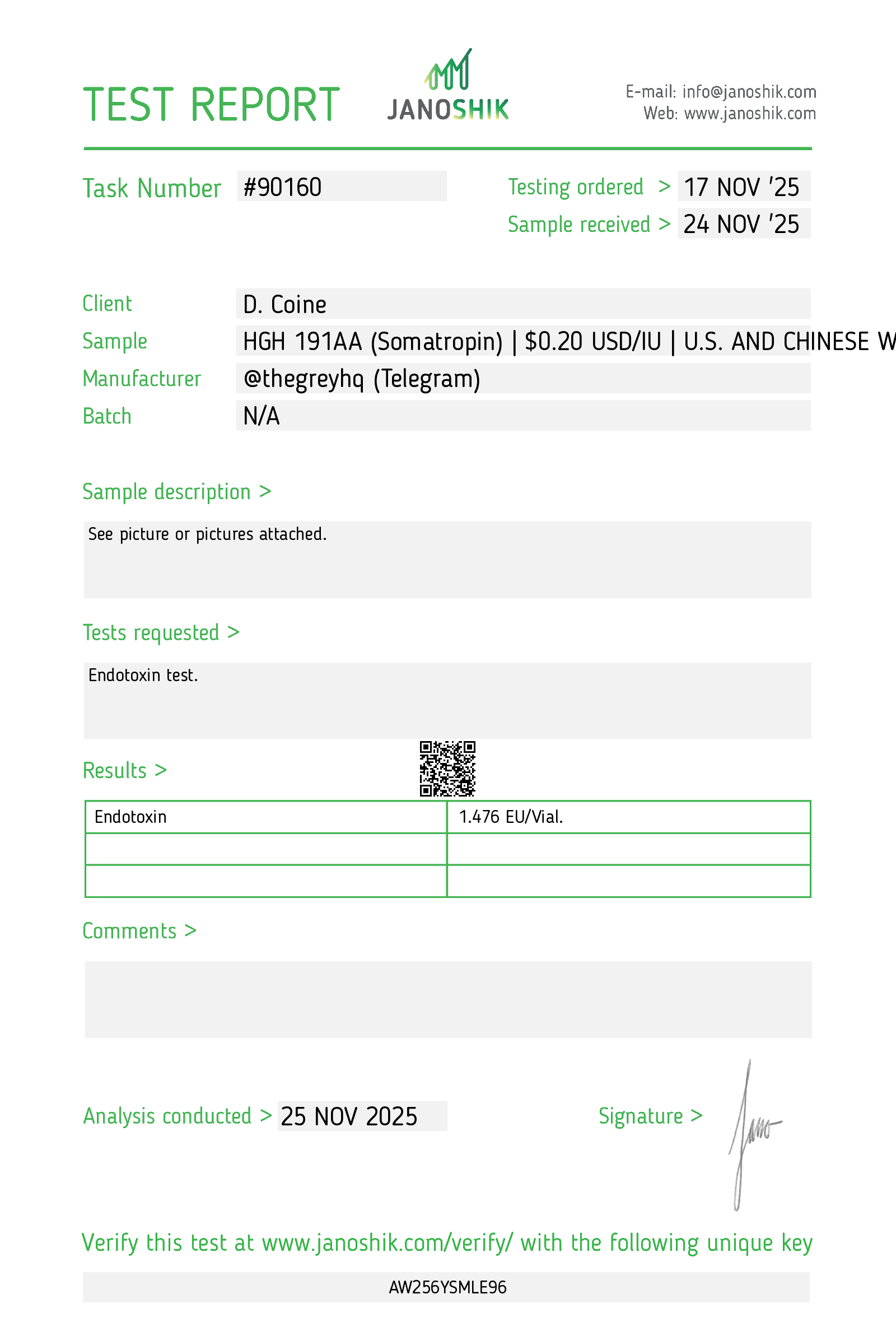Certificate scan
