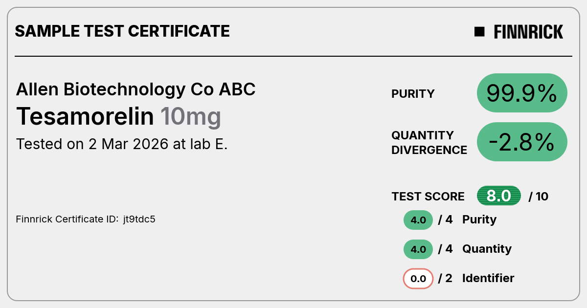 Certificate scan