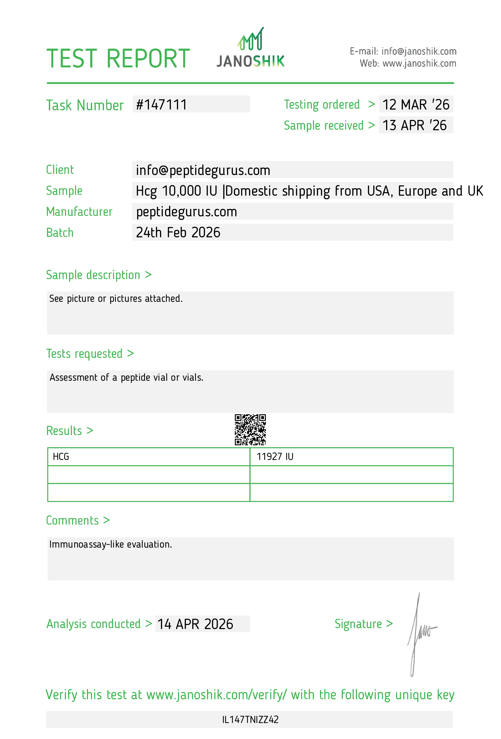 Certificate scan