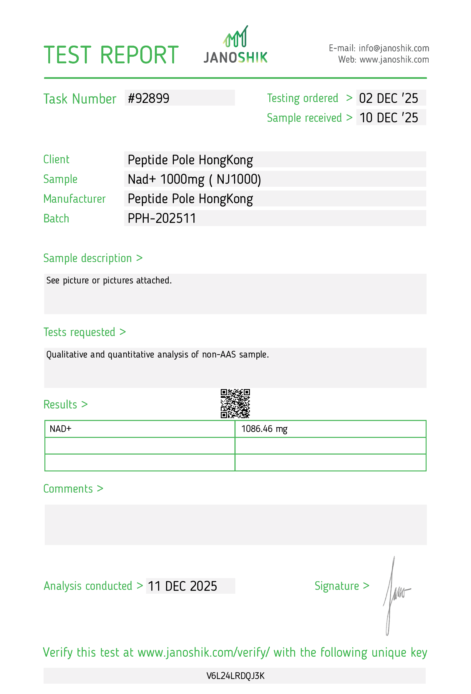 Certificate scan