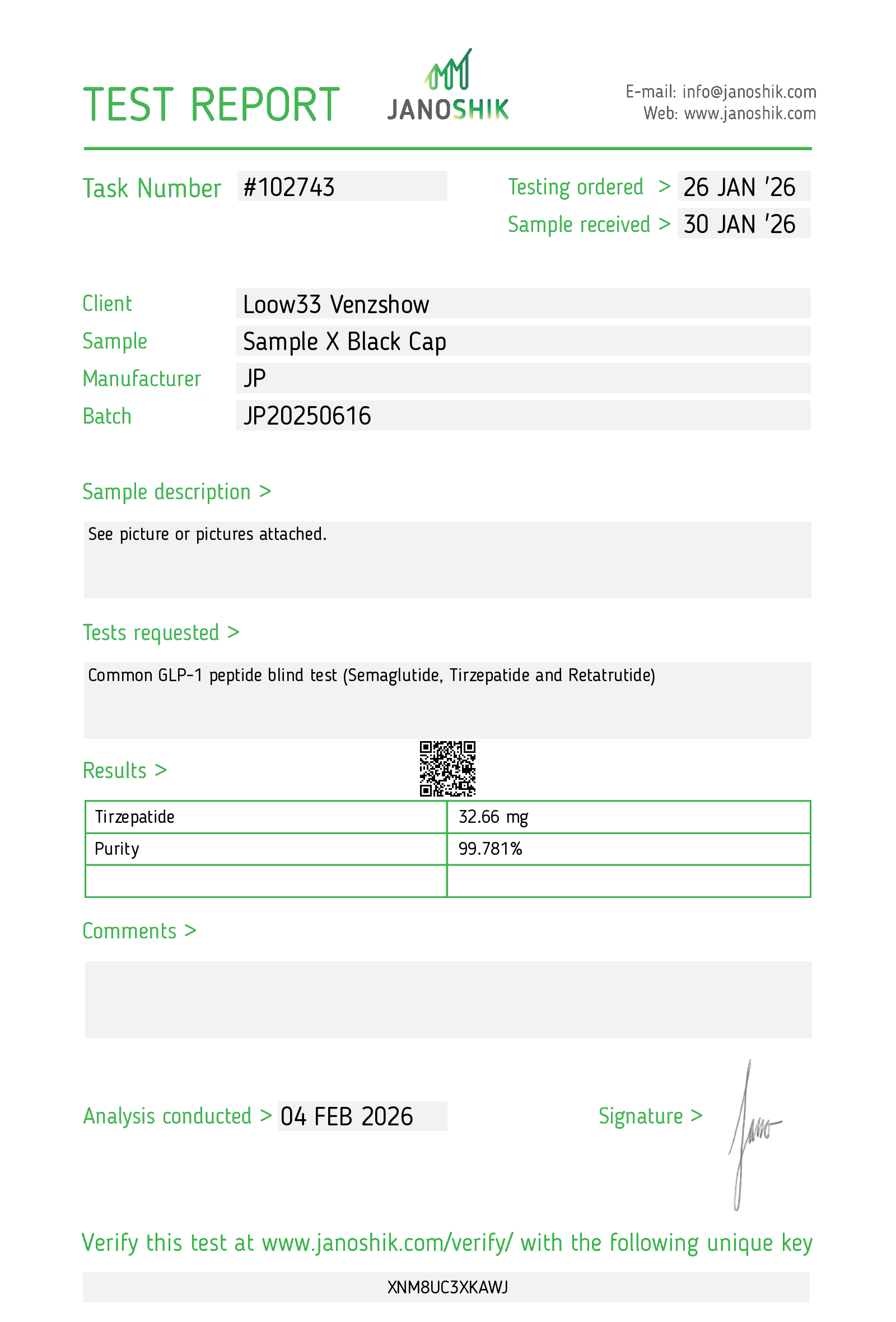 Certificate scan