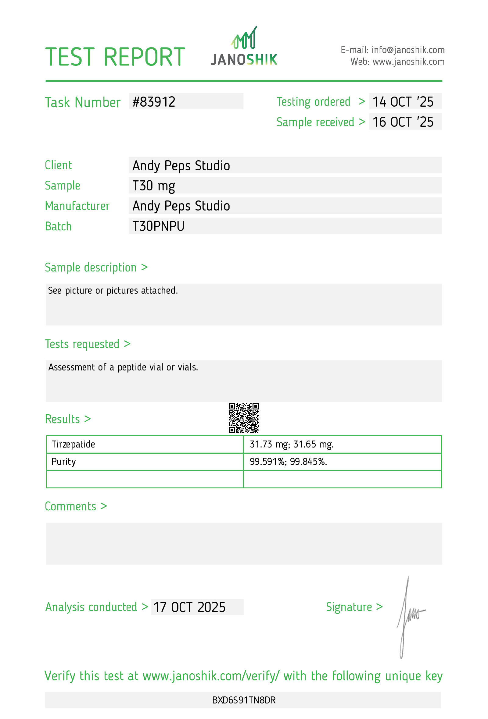 Certificate scan