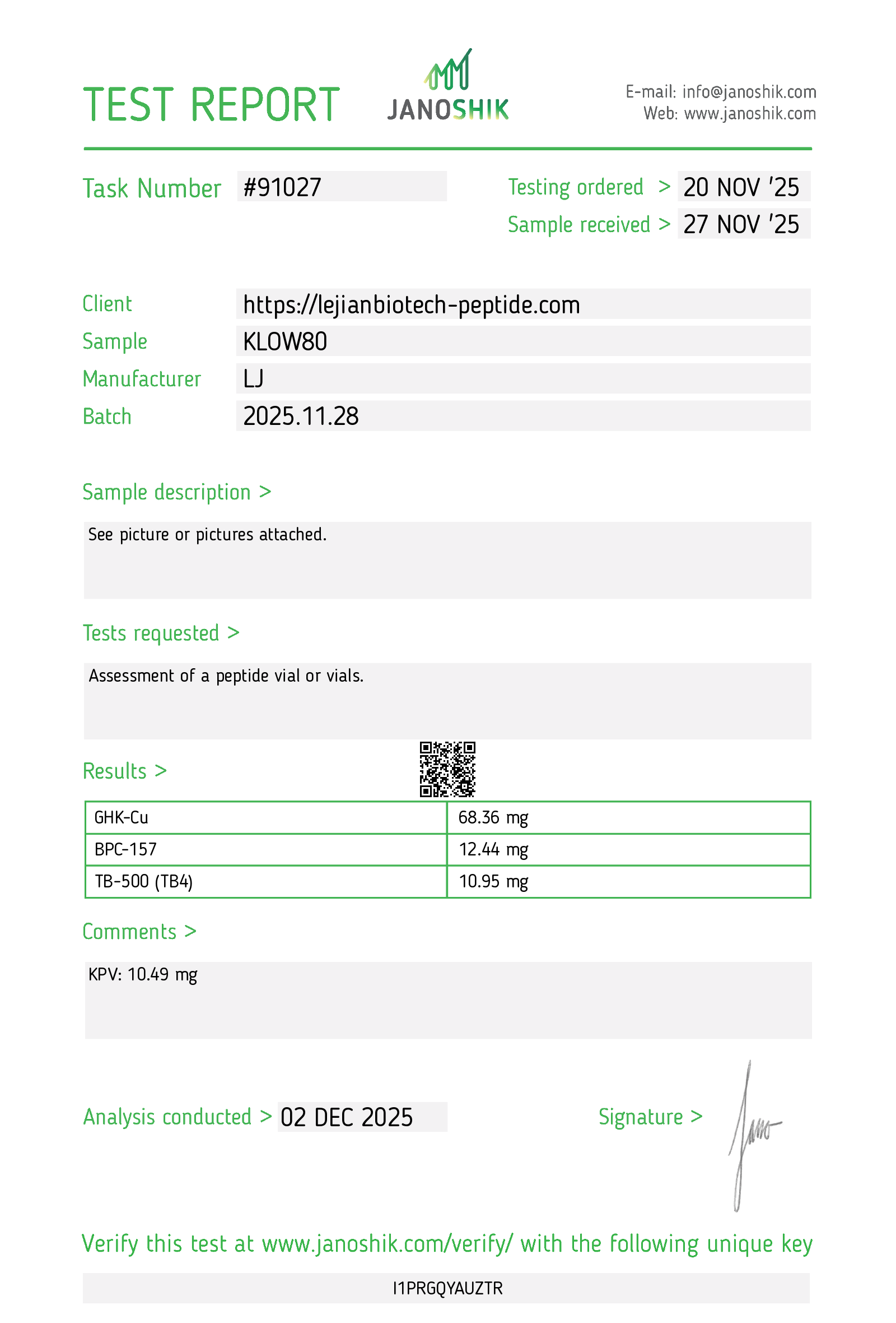 Certificate scan