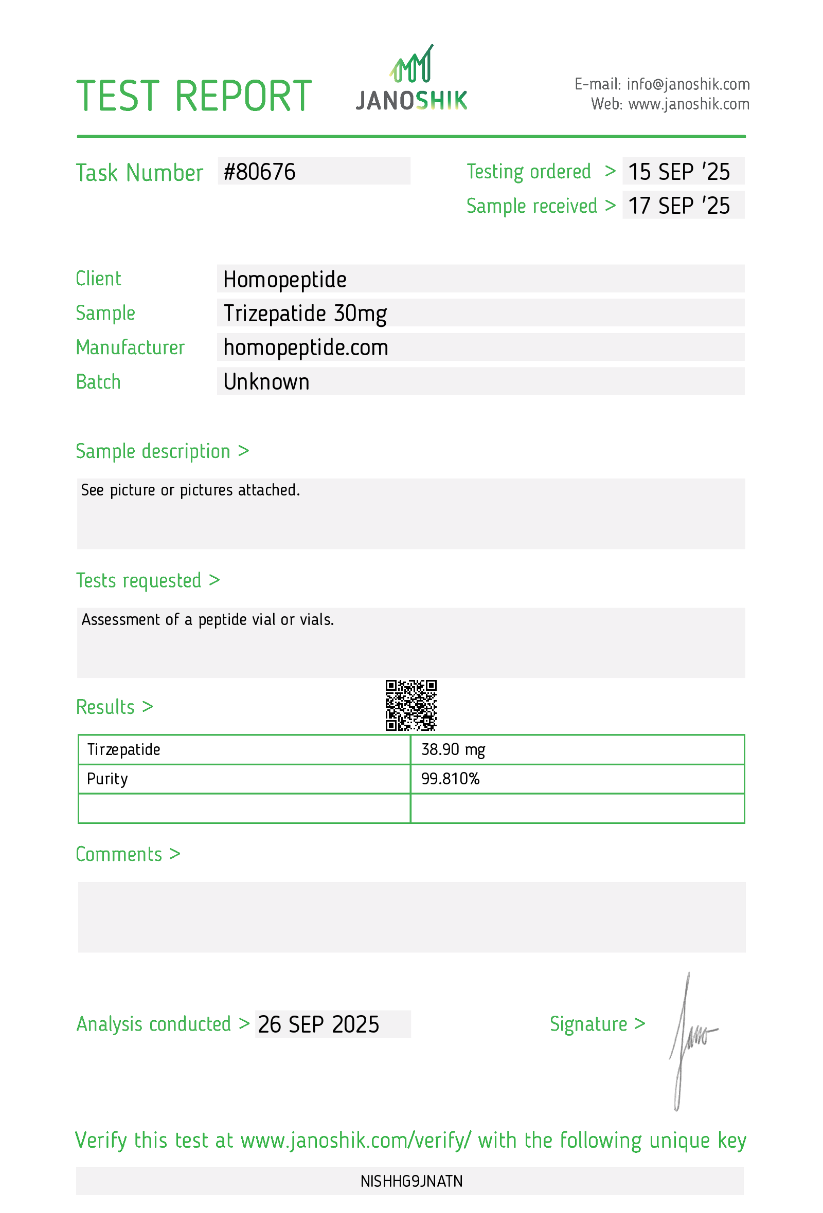 Certificate scan