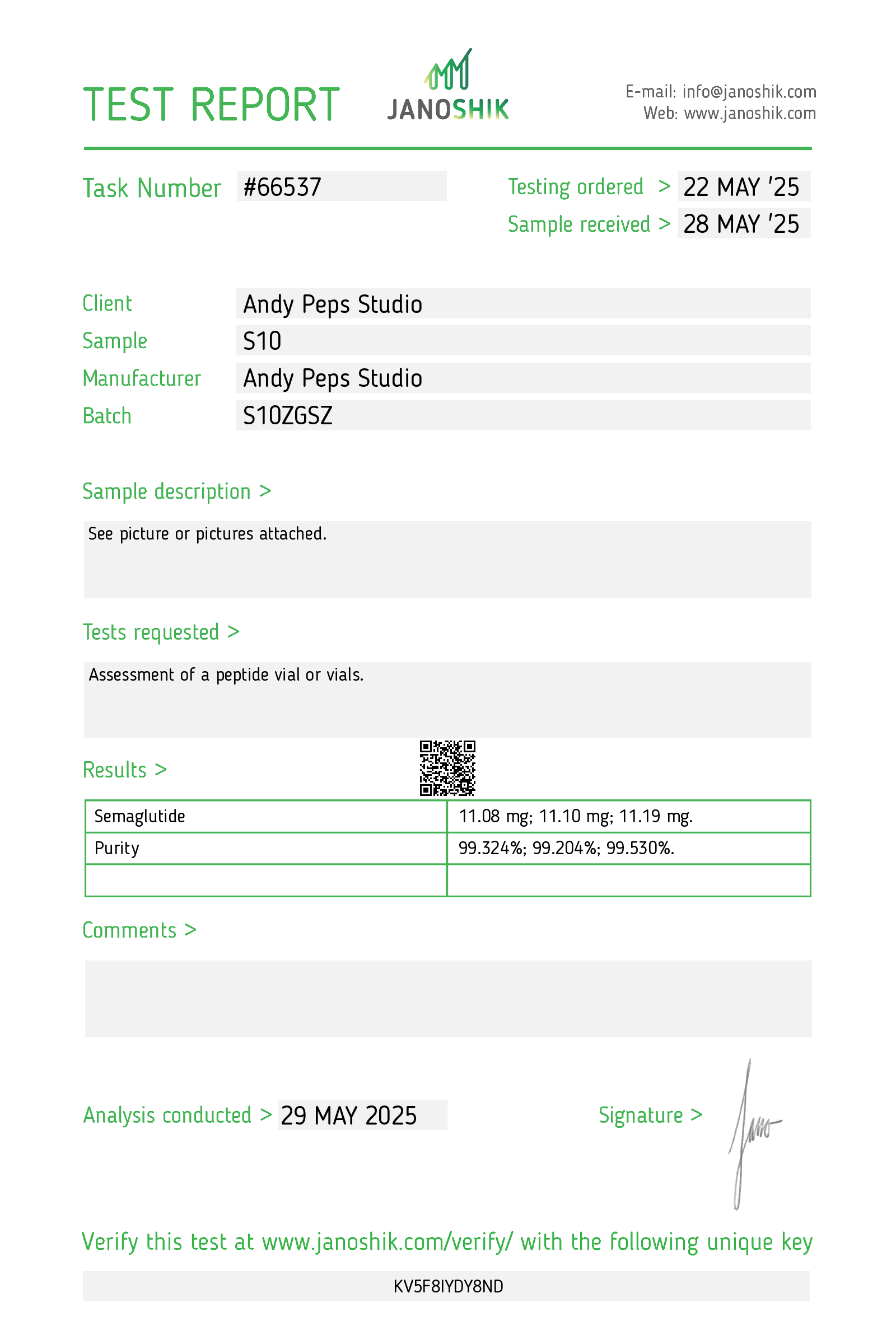 Certificate scan