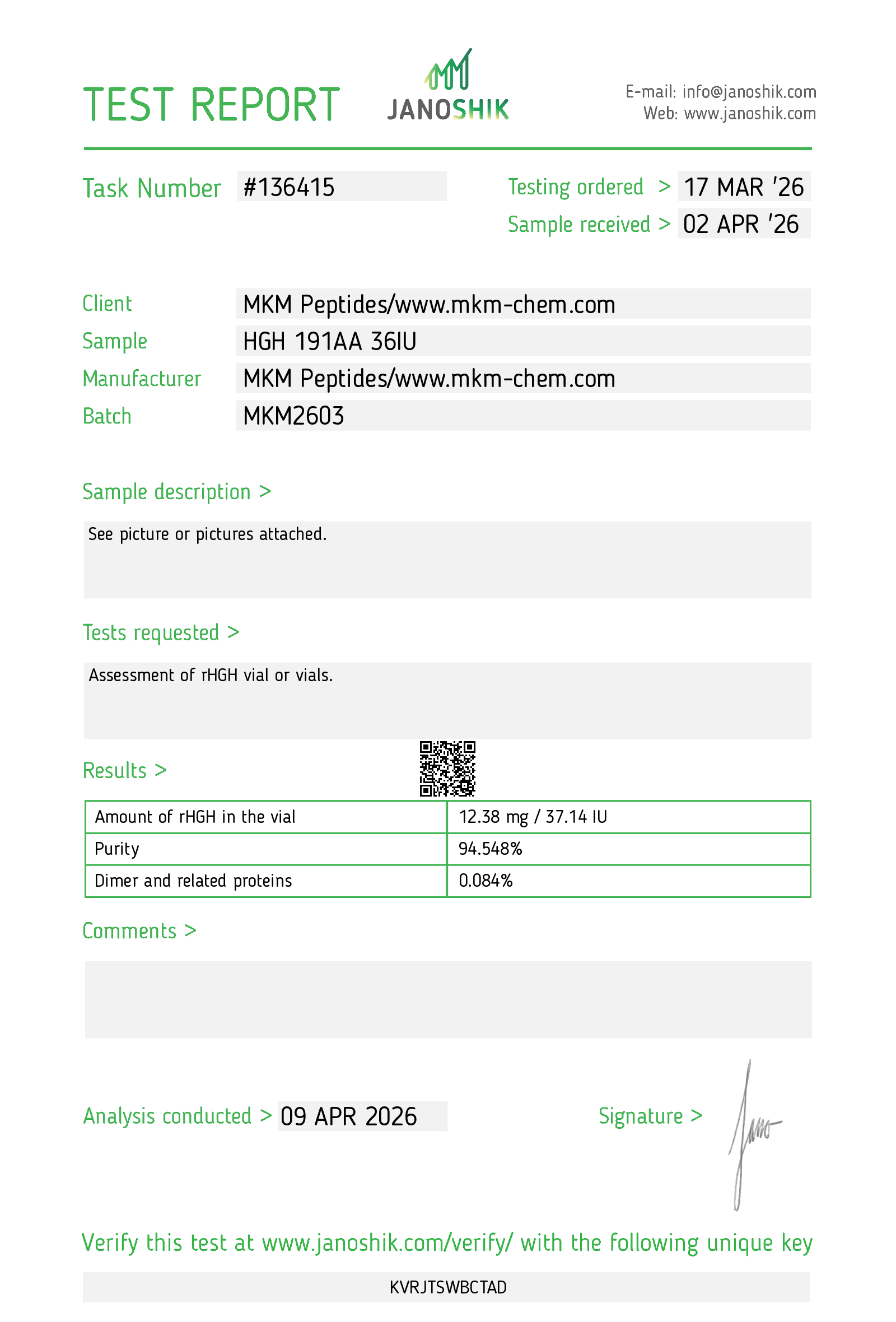 Certificate scan