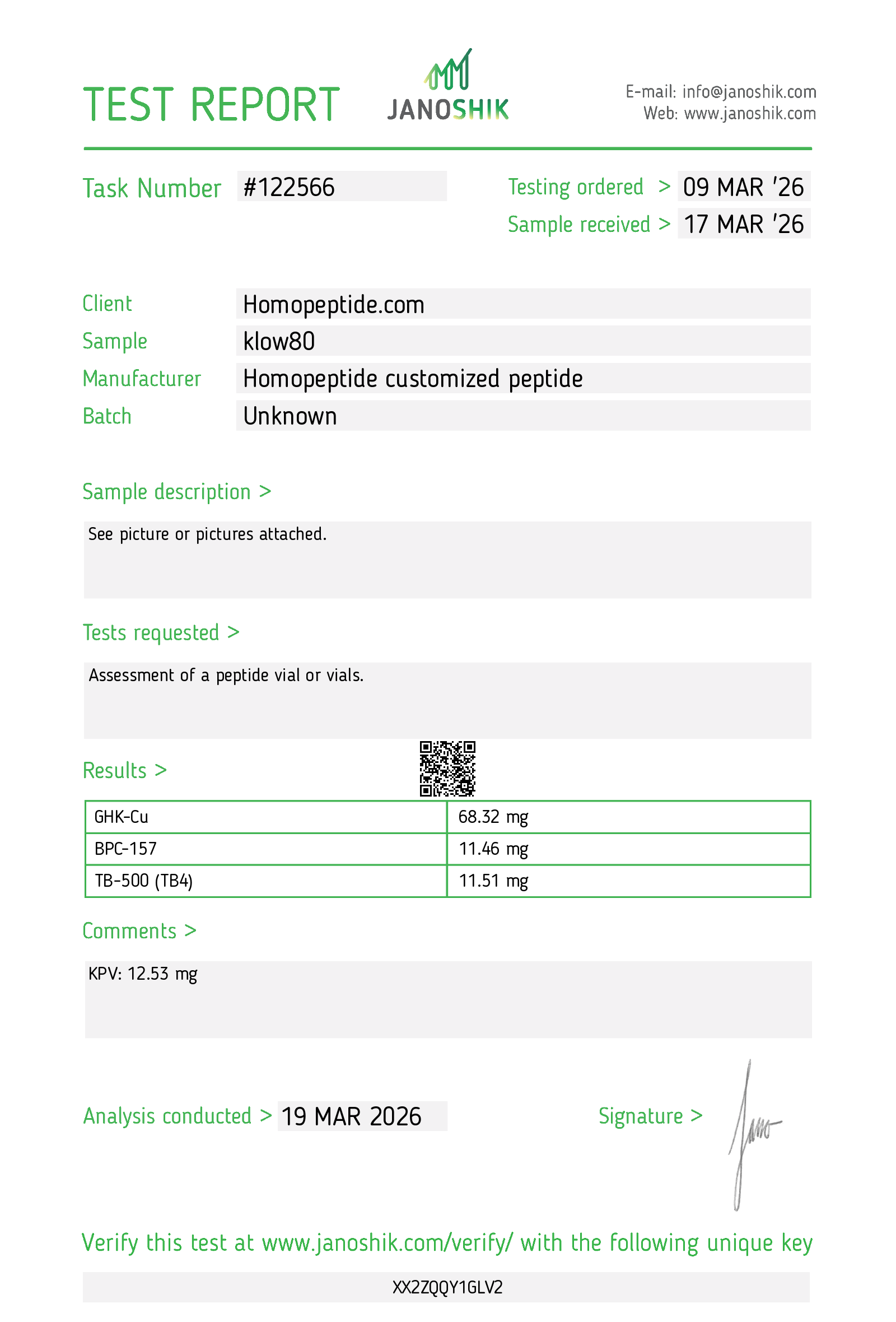 Certificate scan