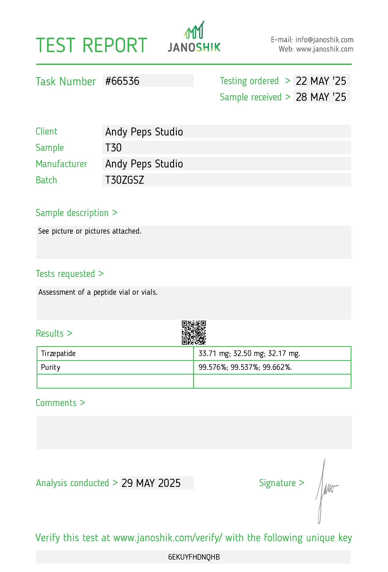 Certificate scan
