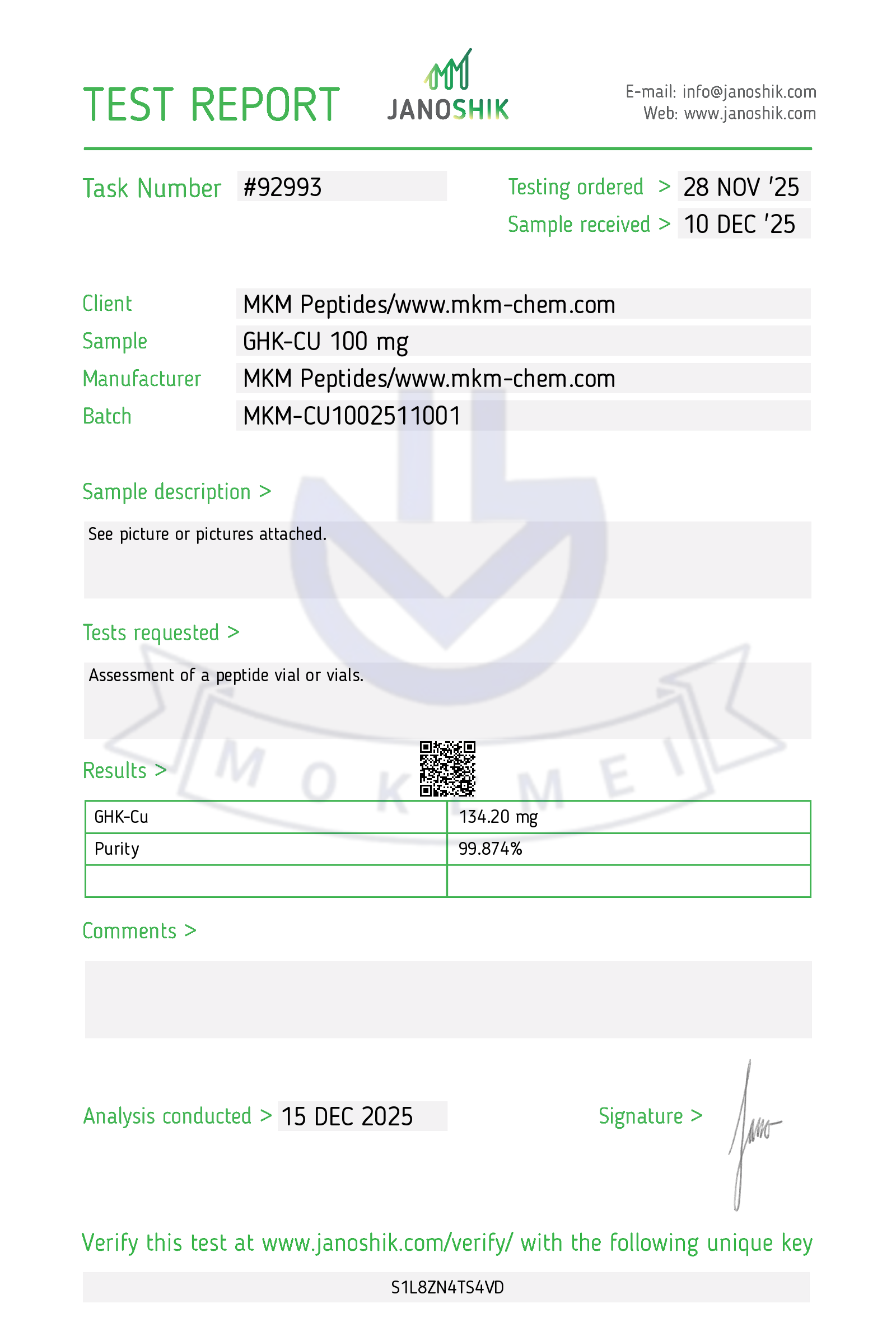 Certificate scan