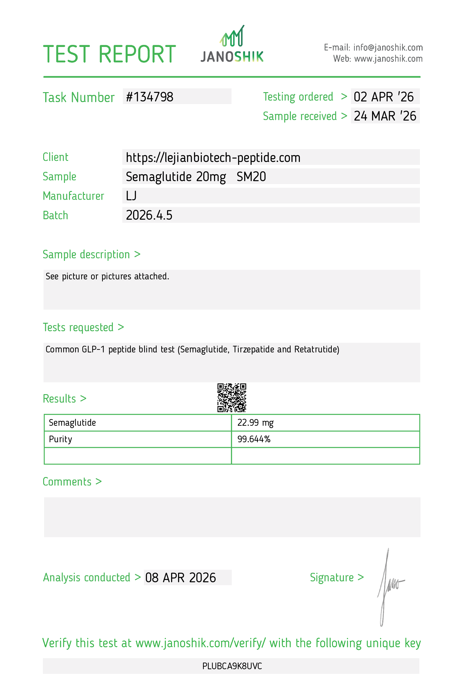 Certificate scan