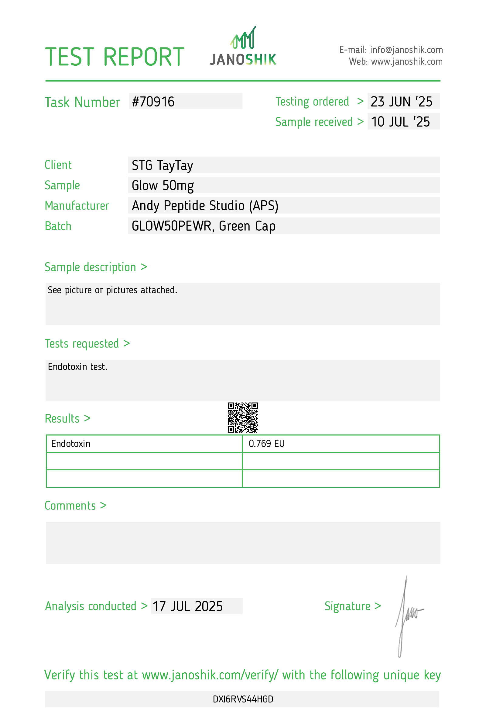 Certificate scan