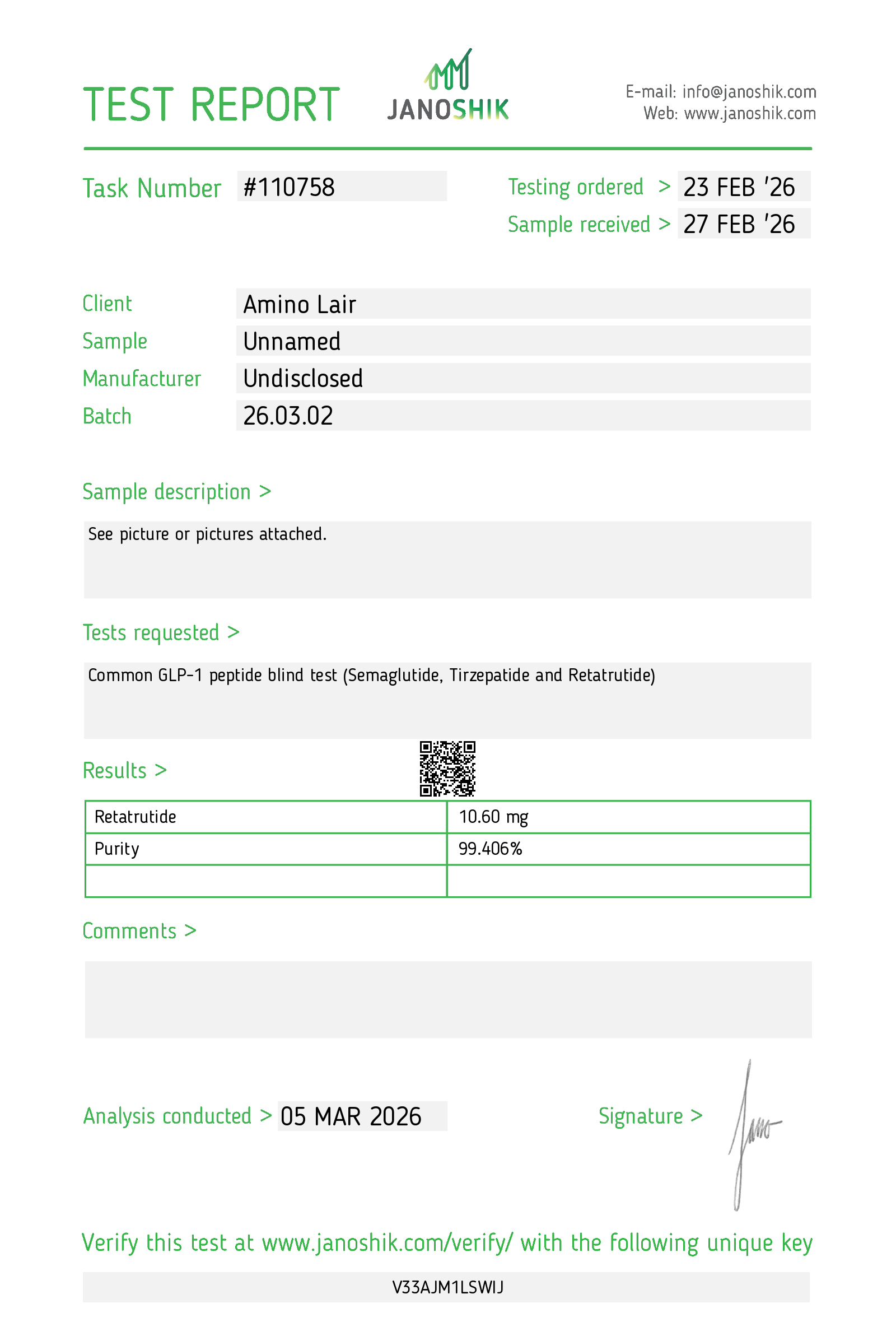 Certificate scan