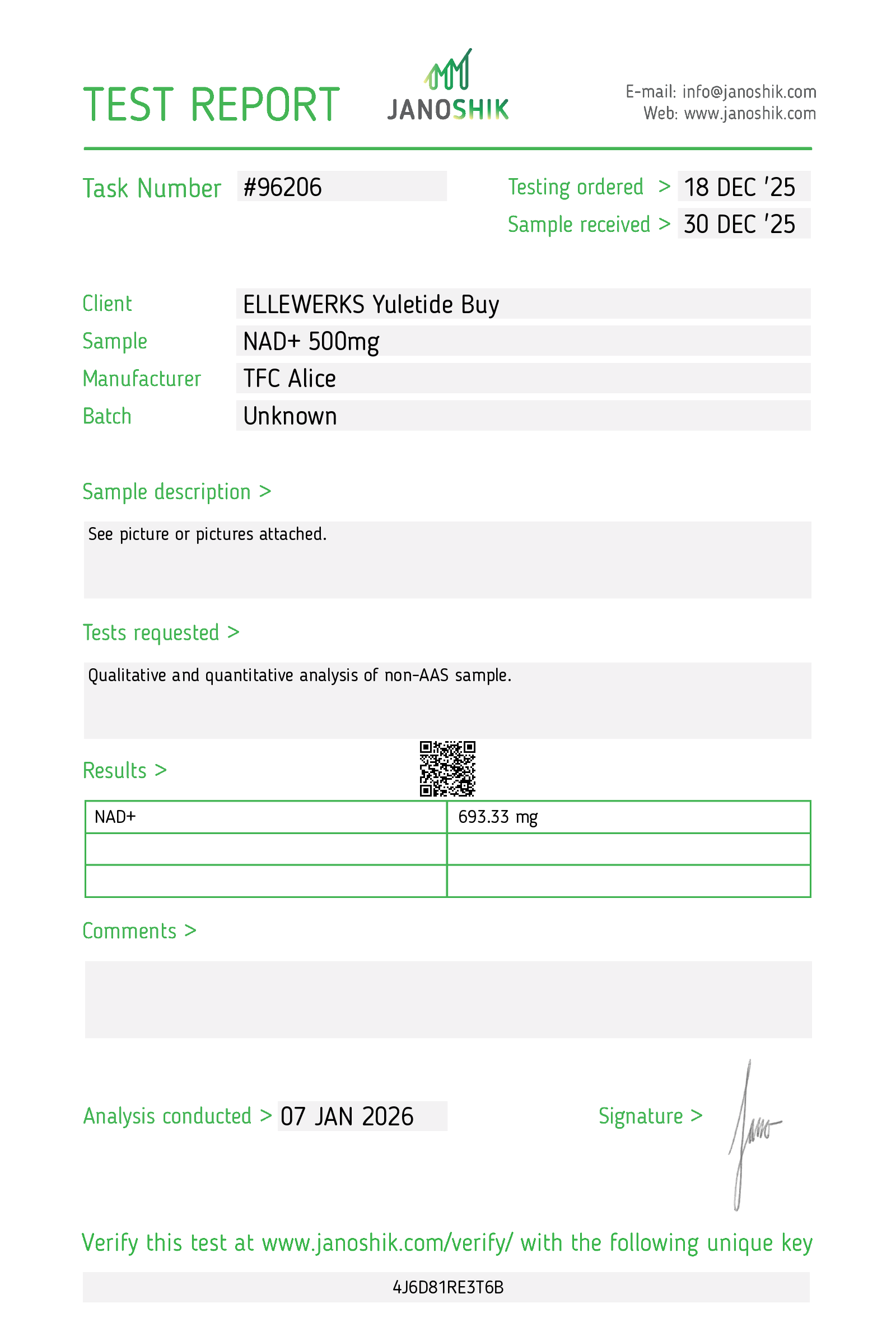 Certificate scan