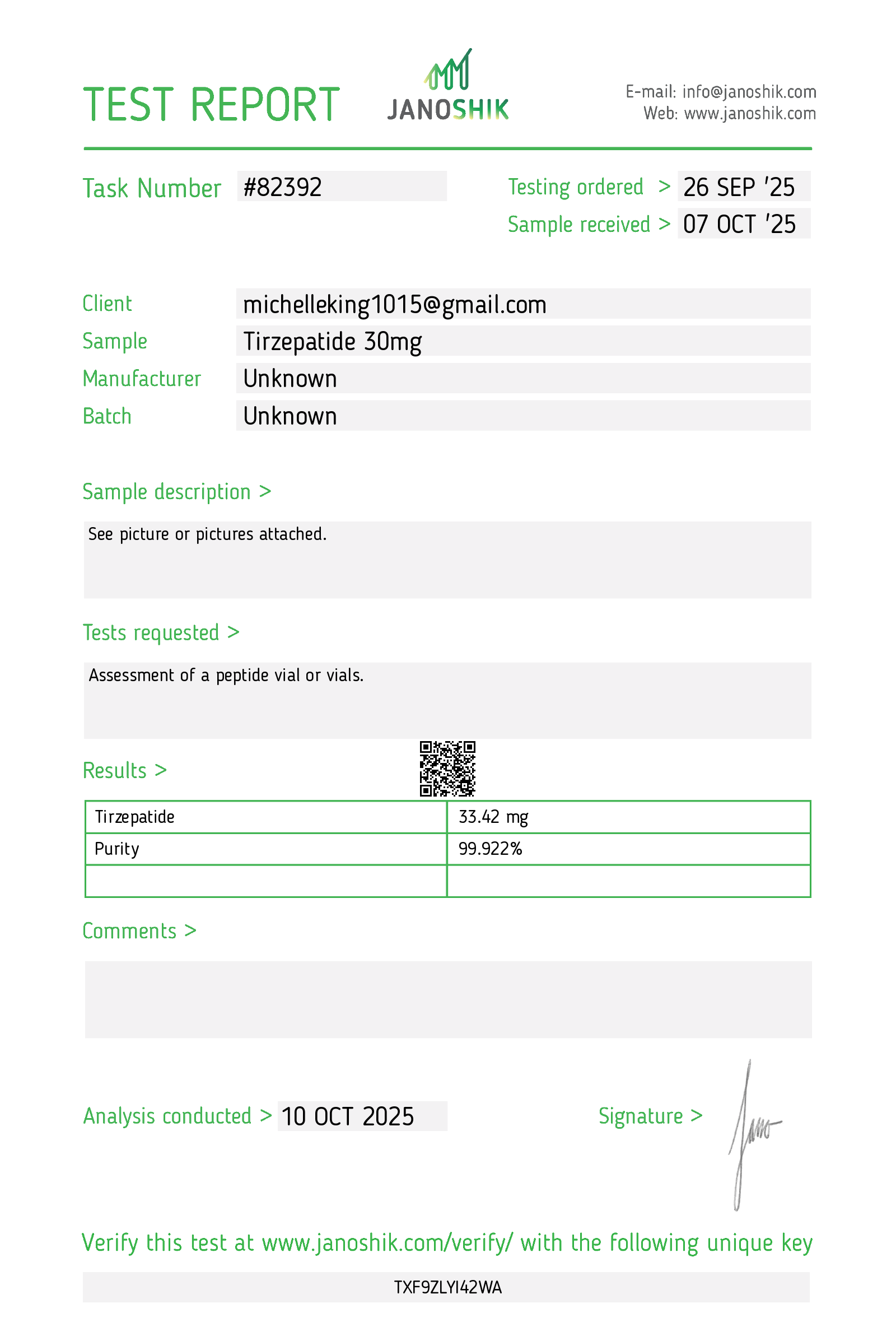 Certificate scan