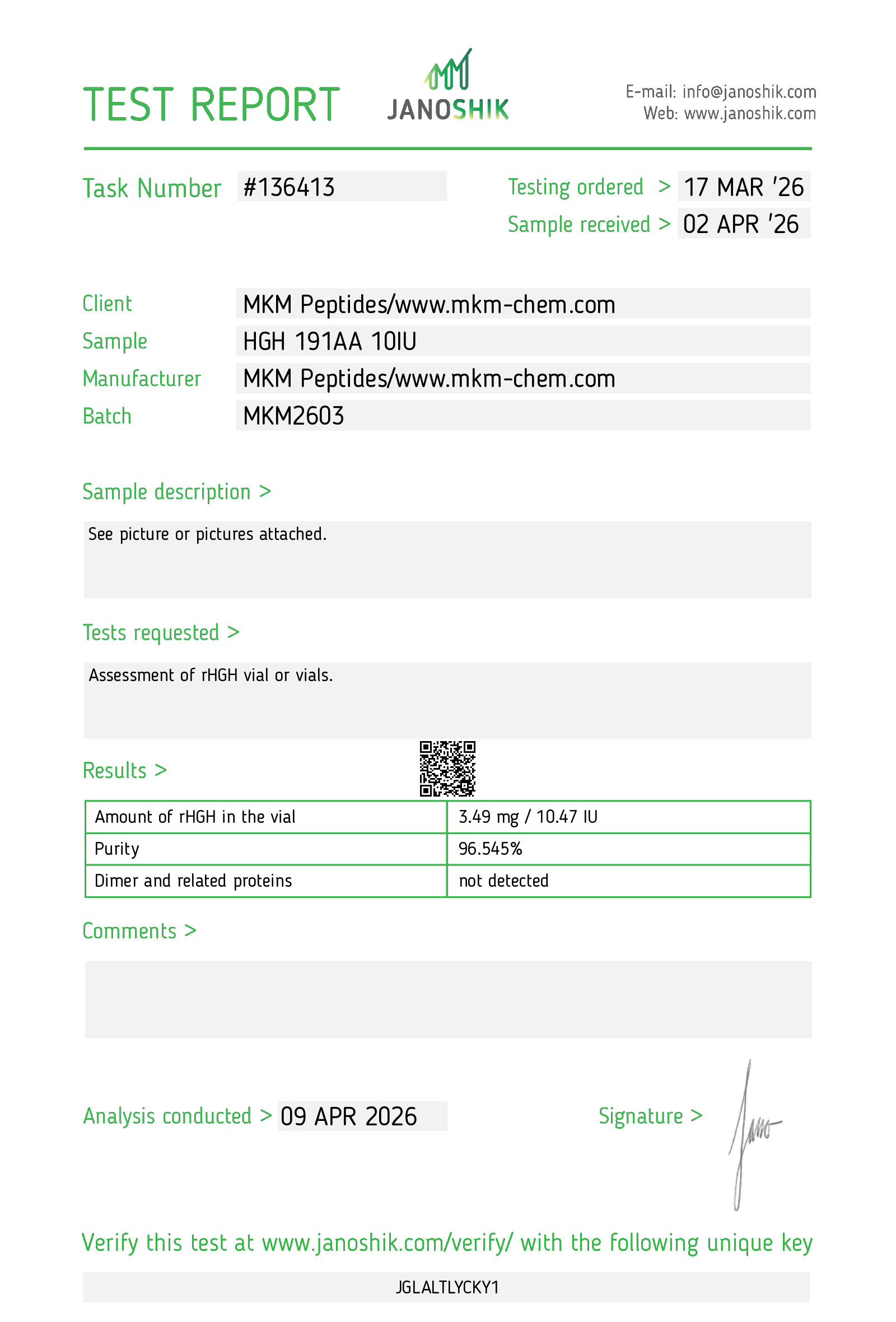 Certificate scan