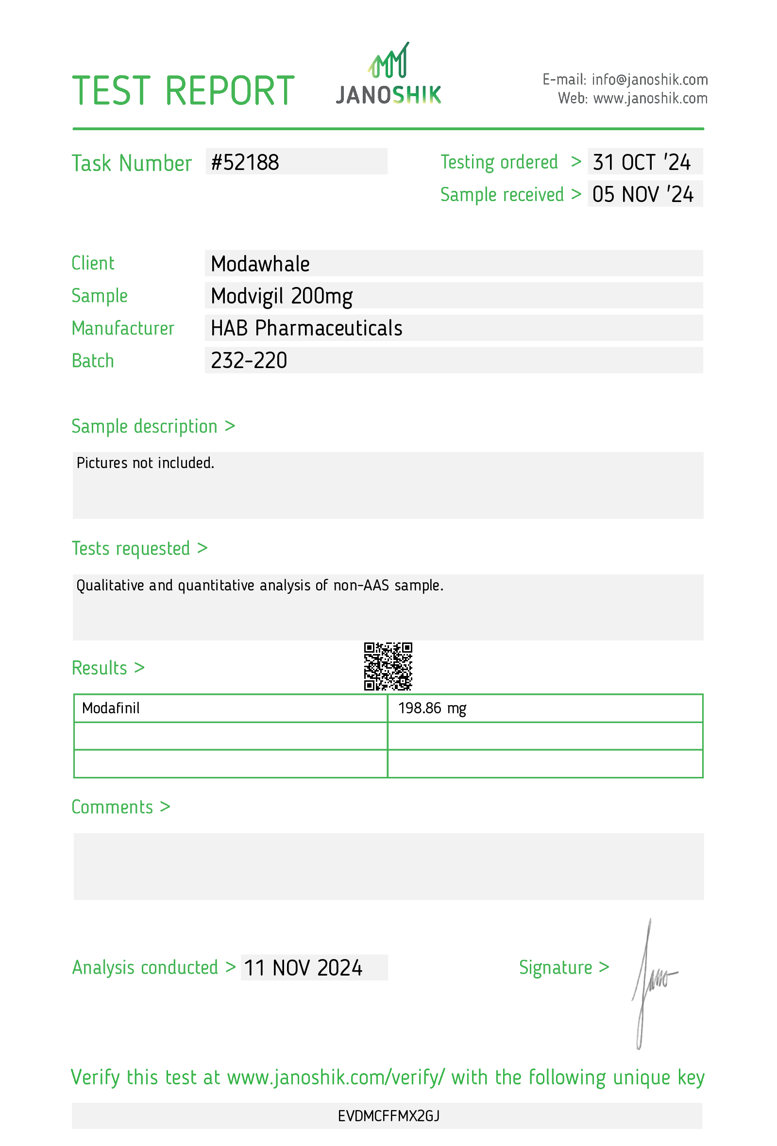 Certificate scan