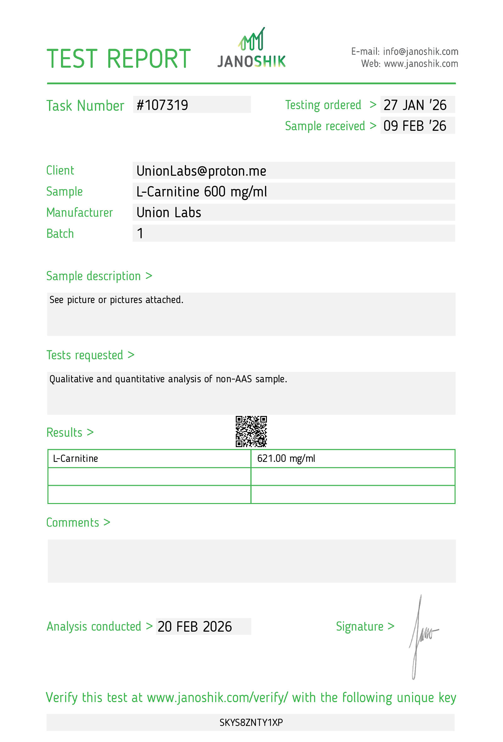 Certificate scan