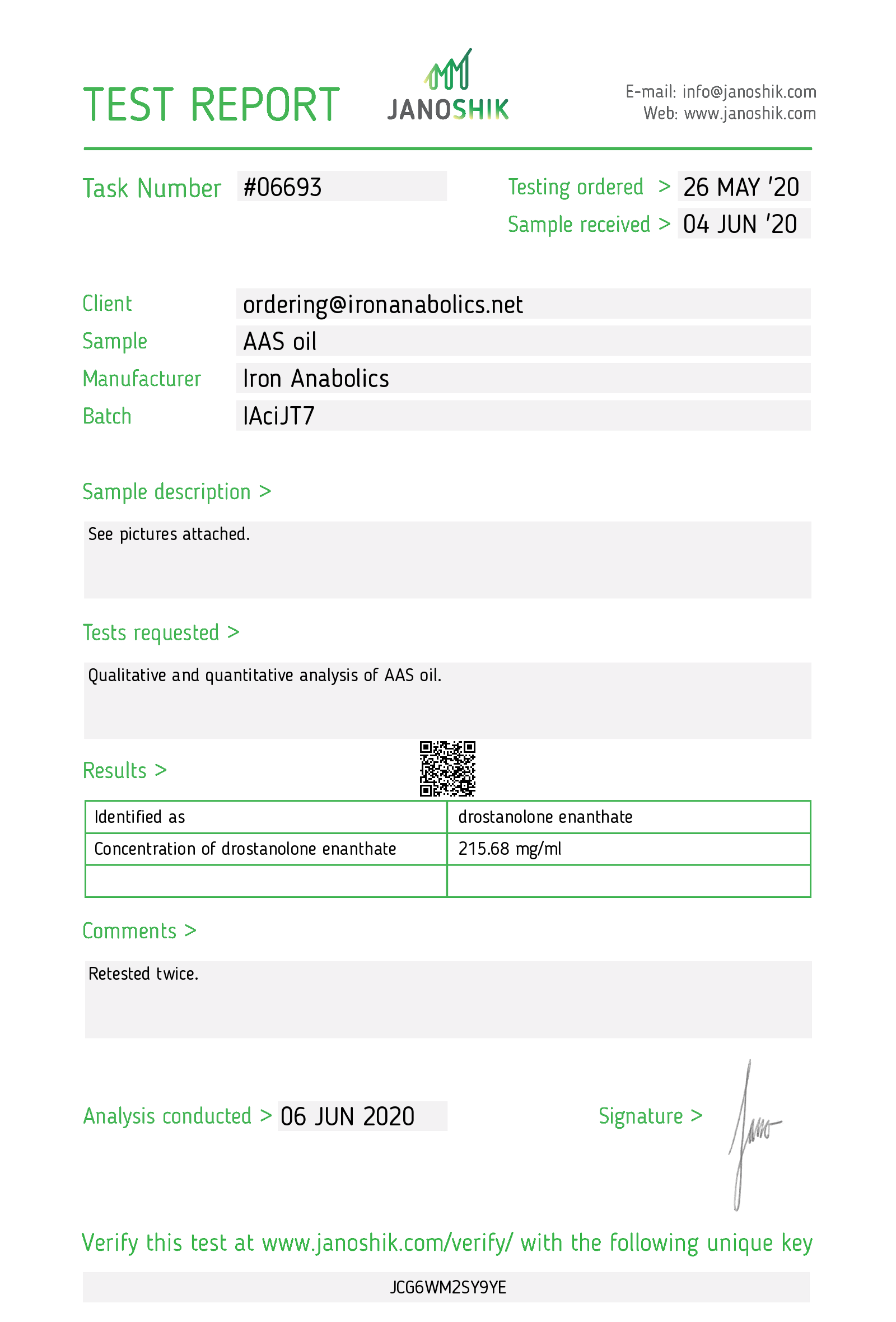 Certificate scan