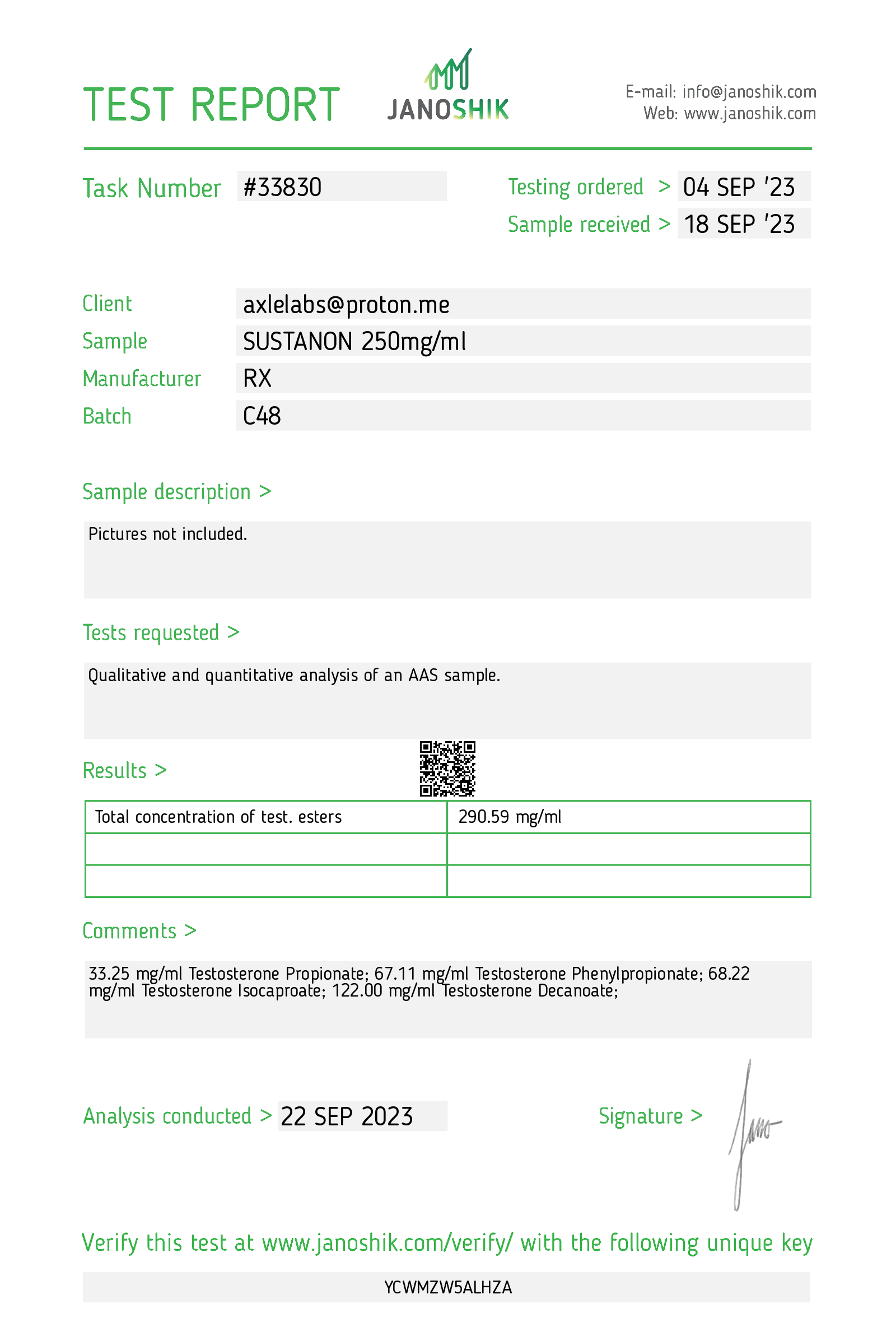 Certificate scan