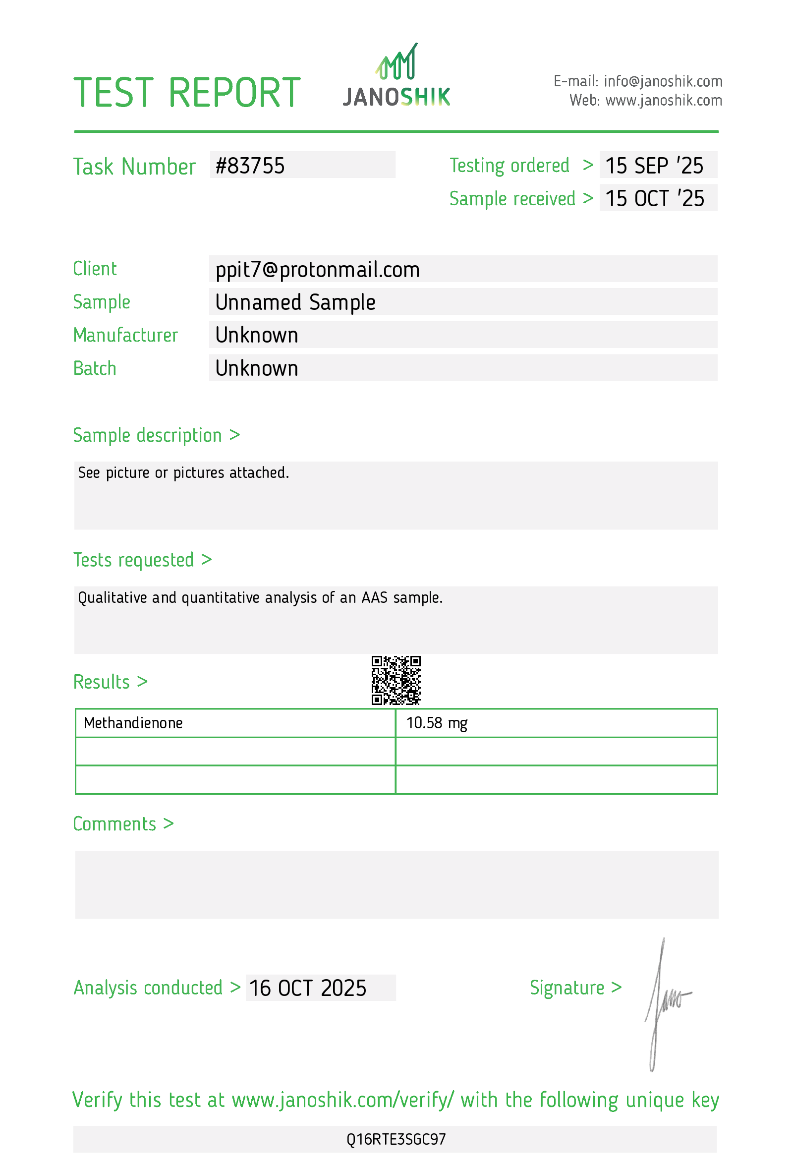 Certificate scan