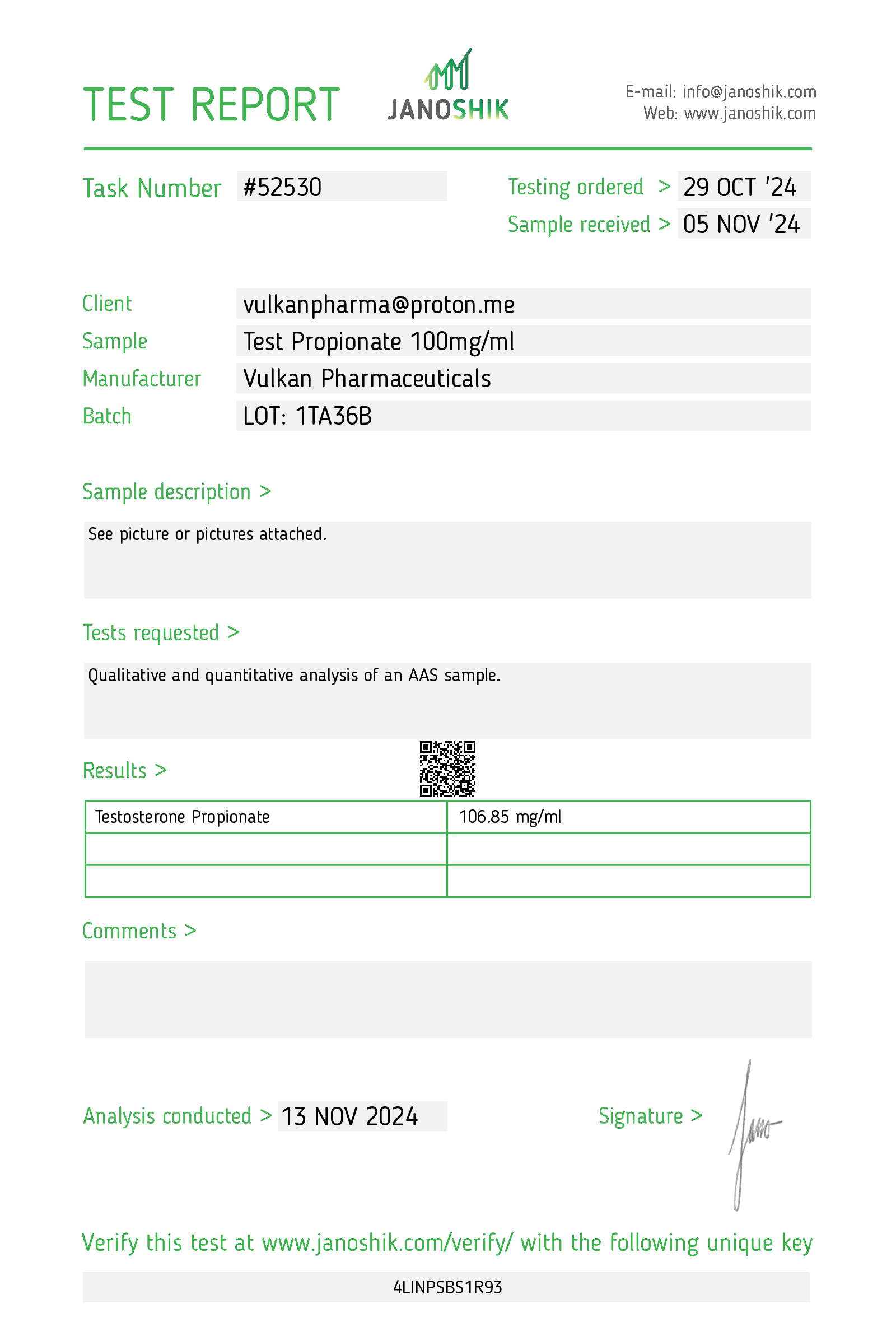 Certificate scan
