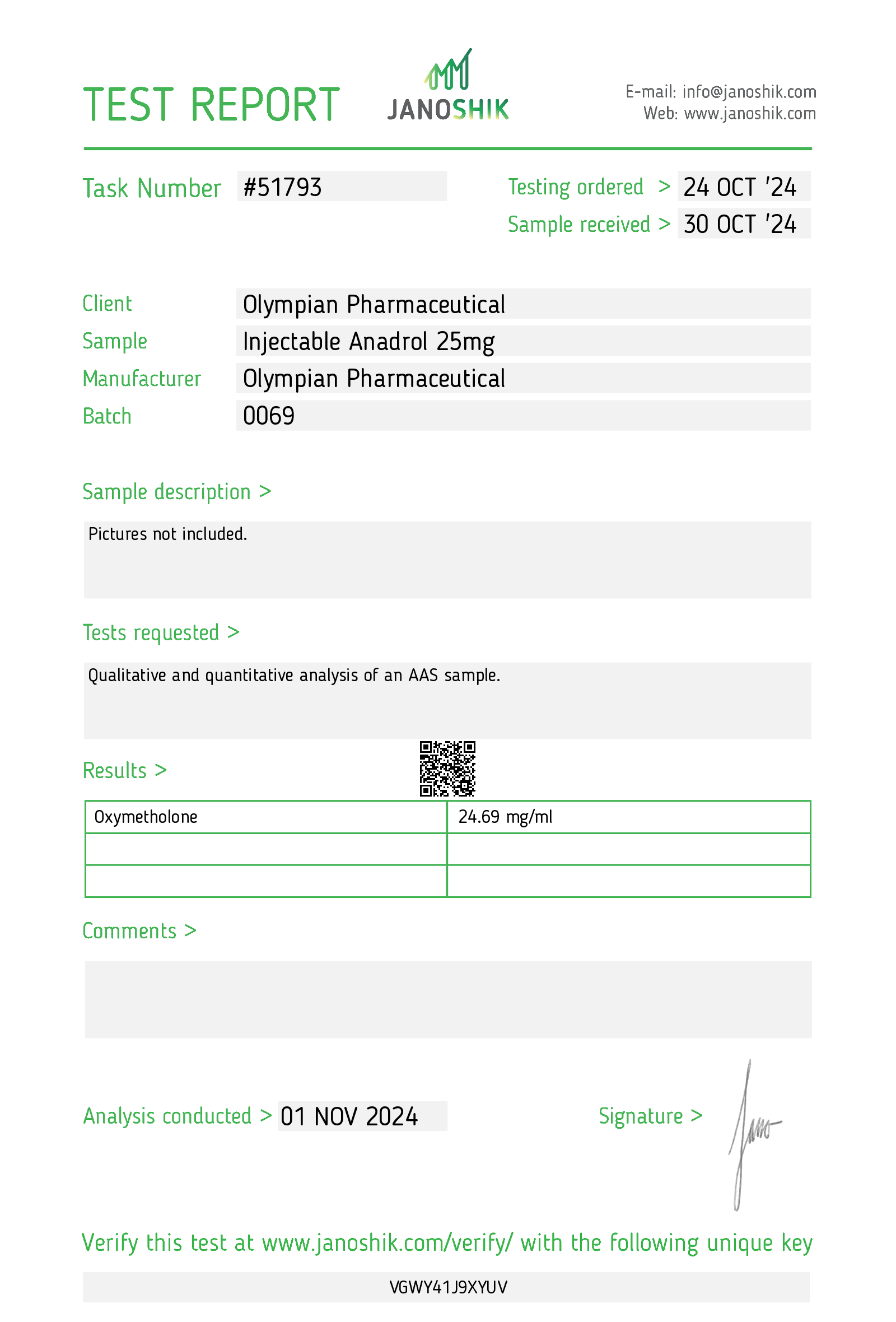 Certificate scan