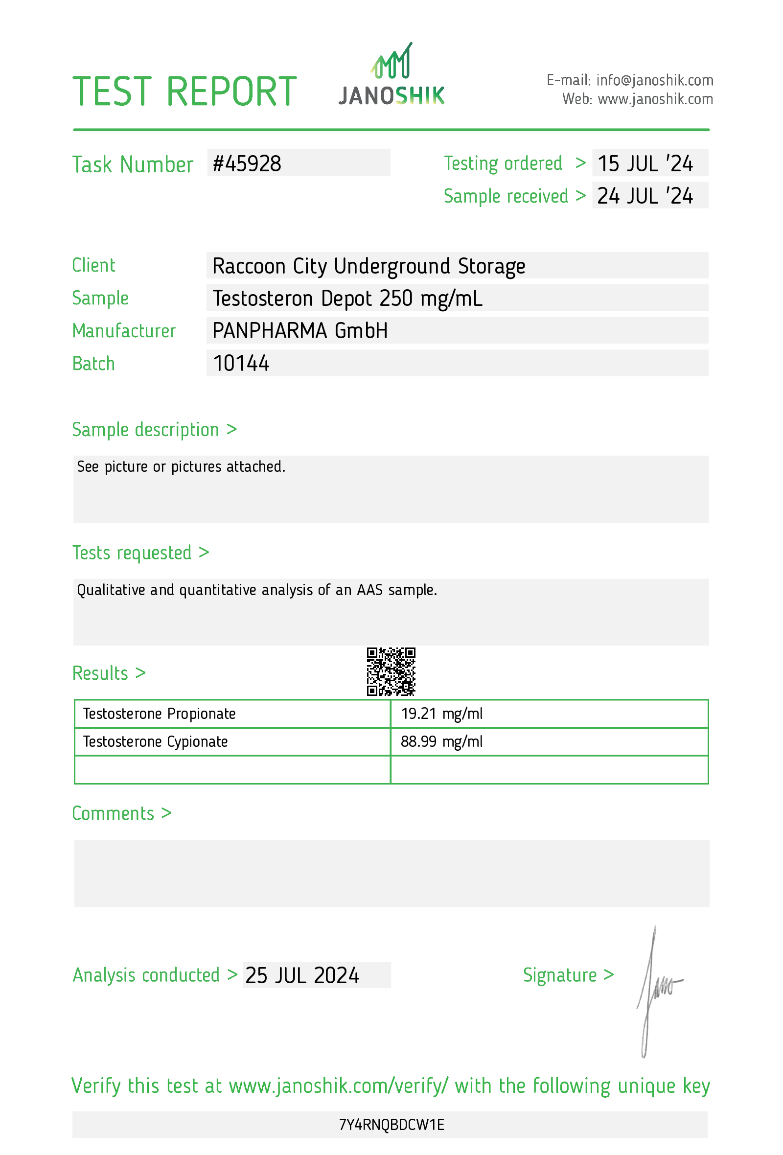Certificate scan
