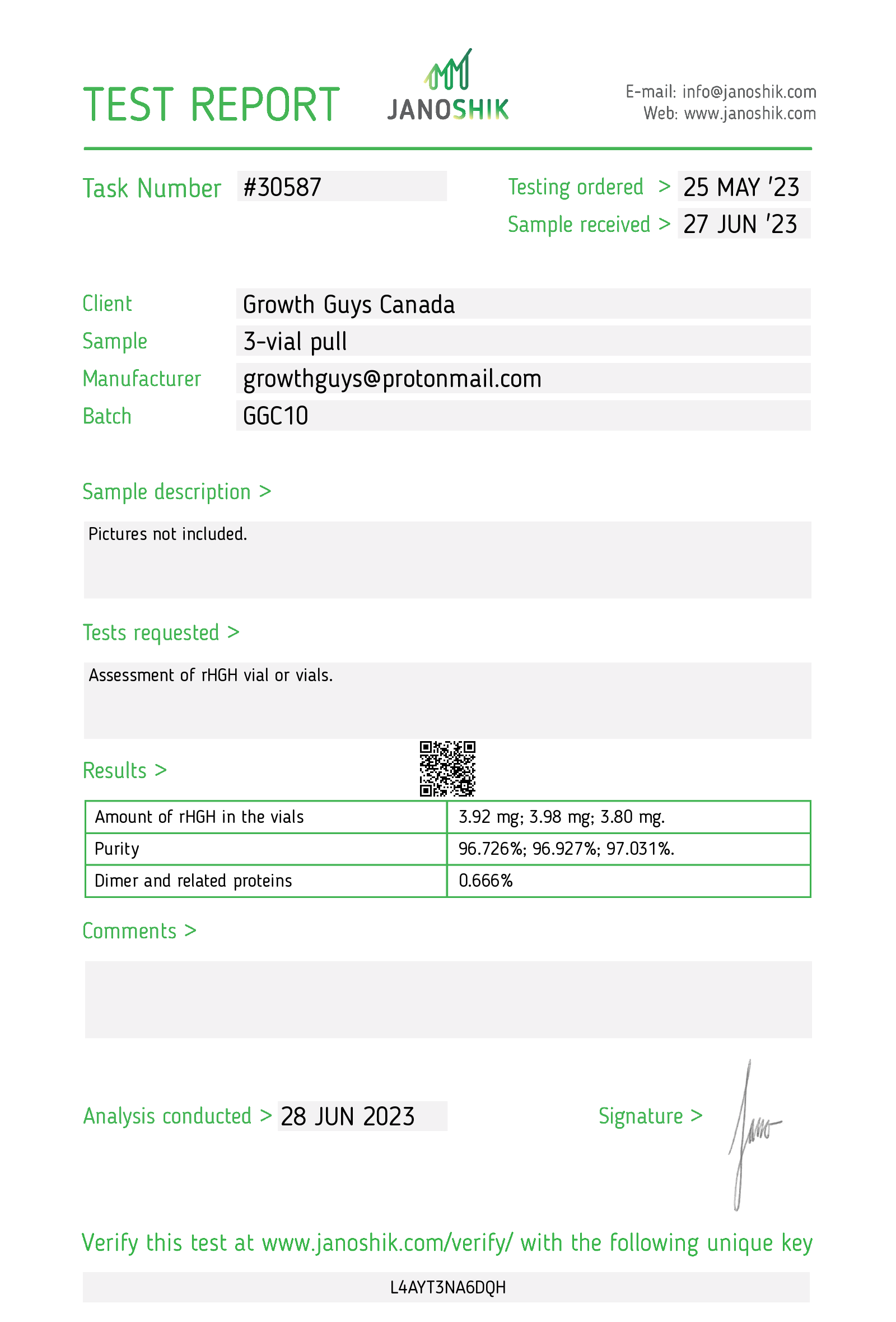 Certificate scan
