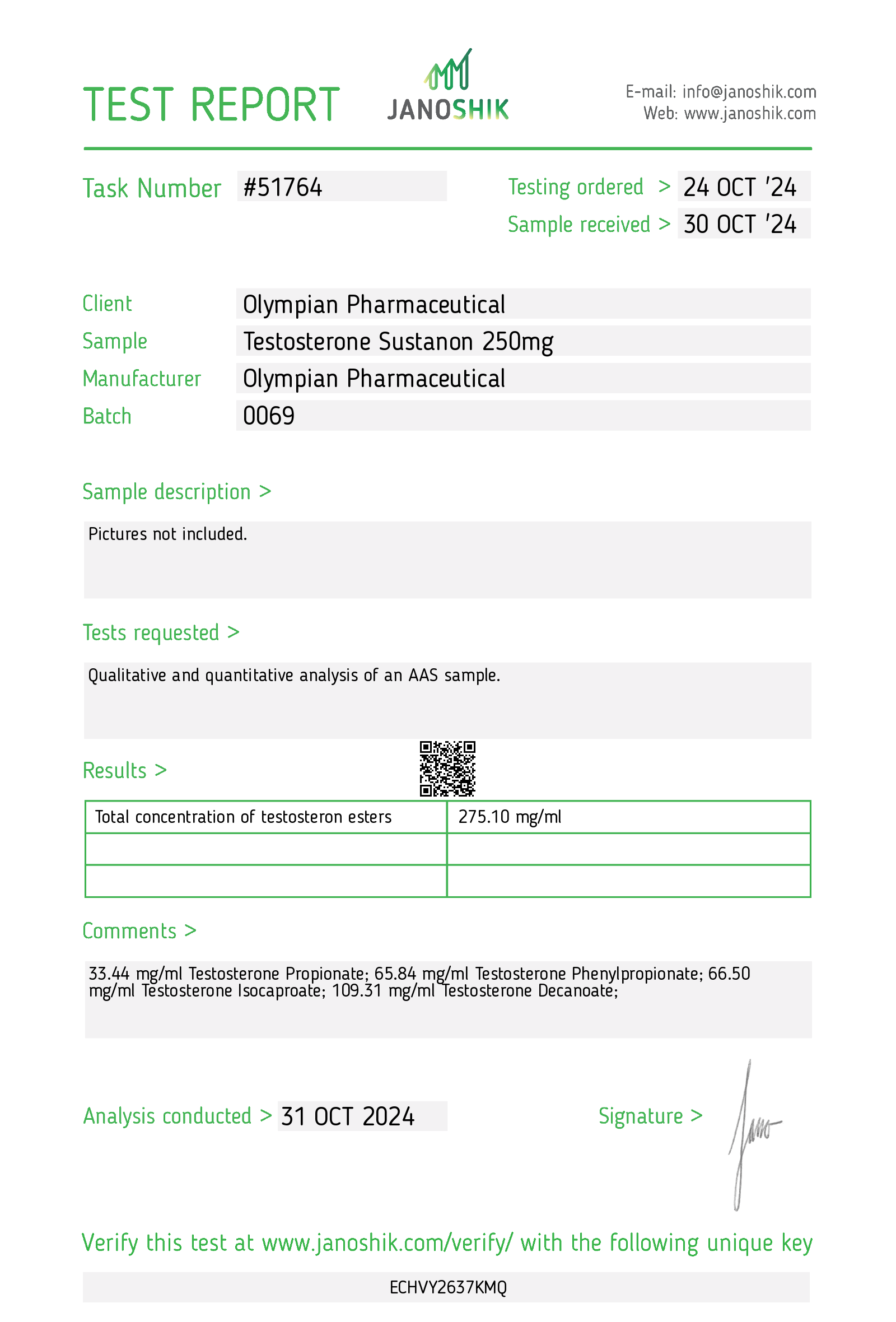 Certificate scan